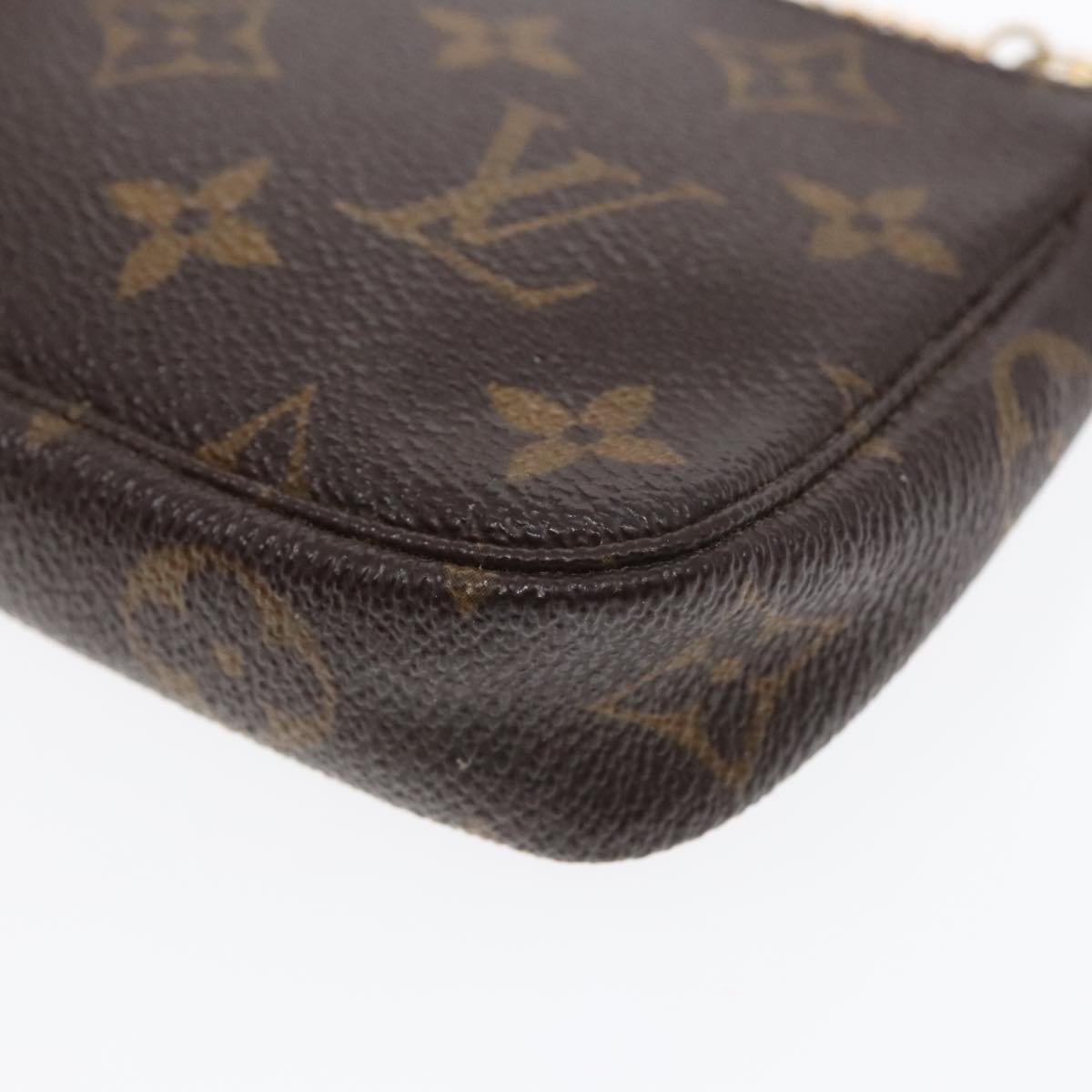 LOUIS VUITTON Monogram Mini Pochette Accessoires Pouch M58009 LV Auth 90300