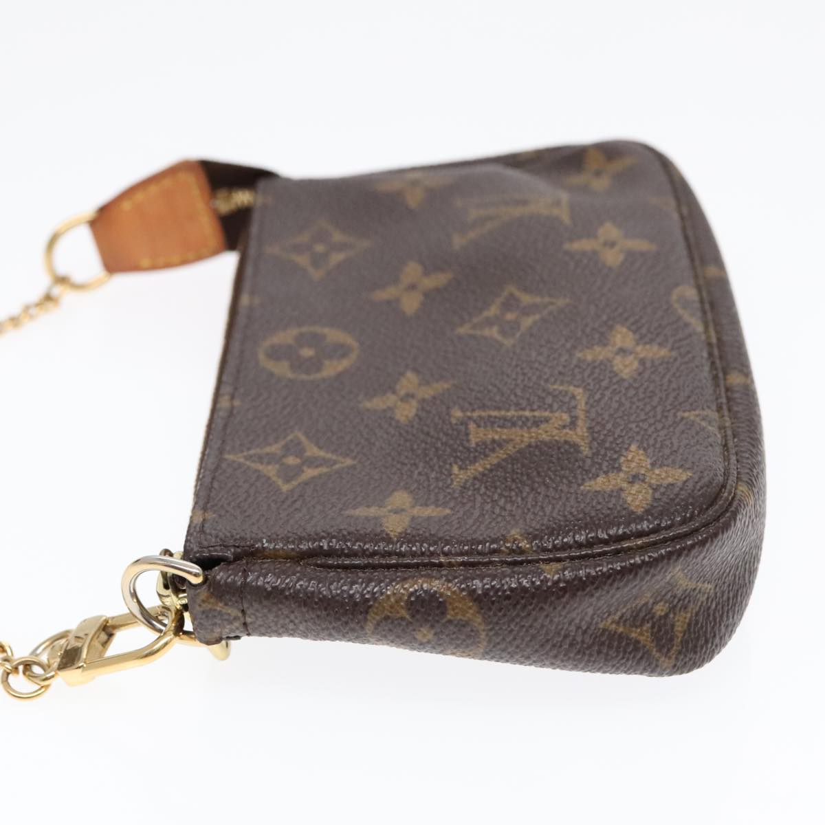 LOUIS VUITTON Monogram Mini Pochette Accessoires Pouch M58009 LV Auth 90300