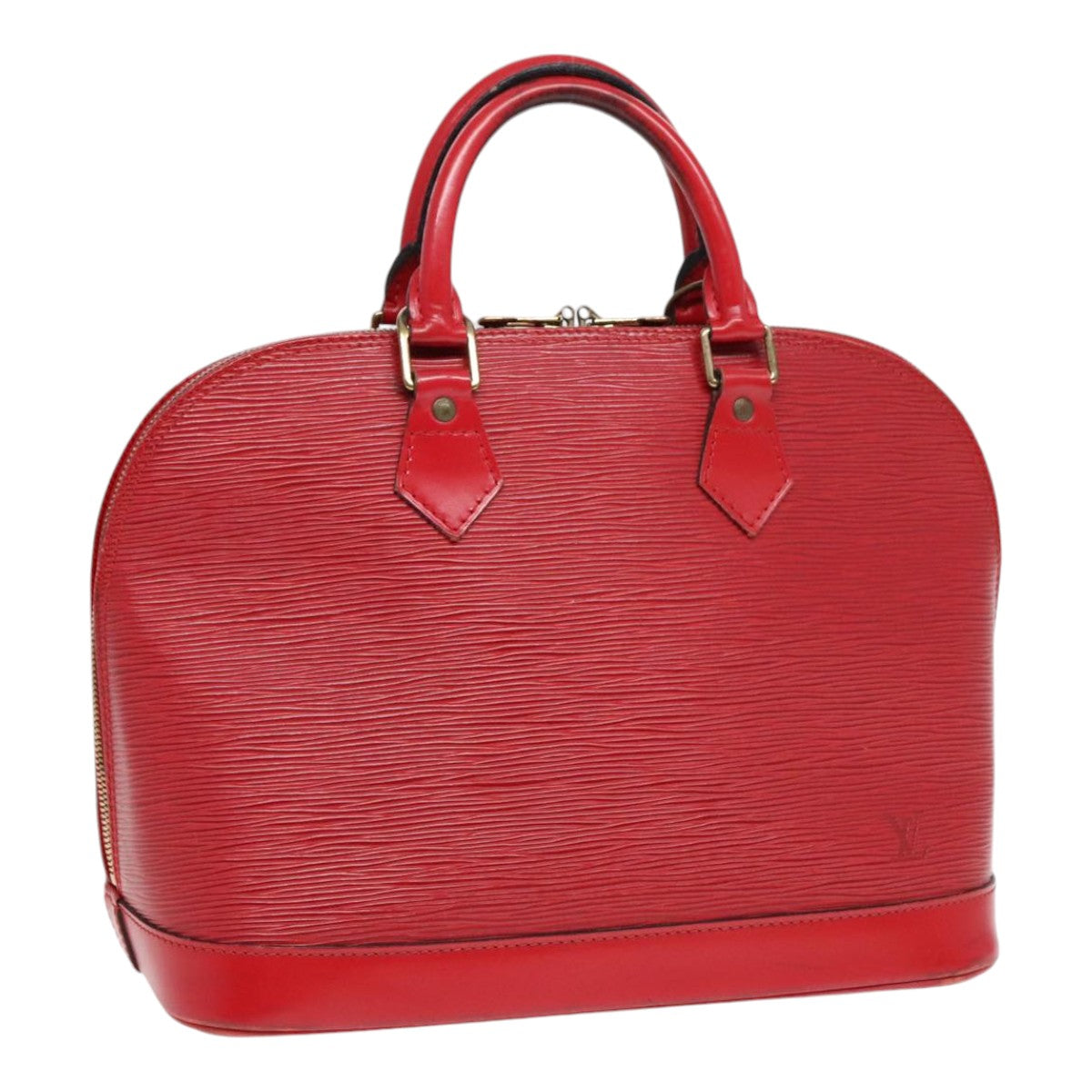 LOUIS VUITTON Epi Alma Hand Bag Castilian Red M52147 LV Auth 90304