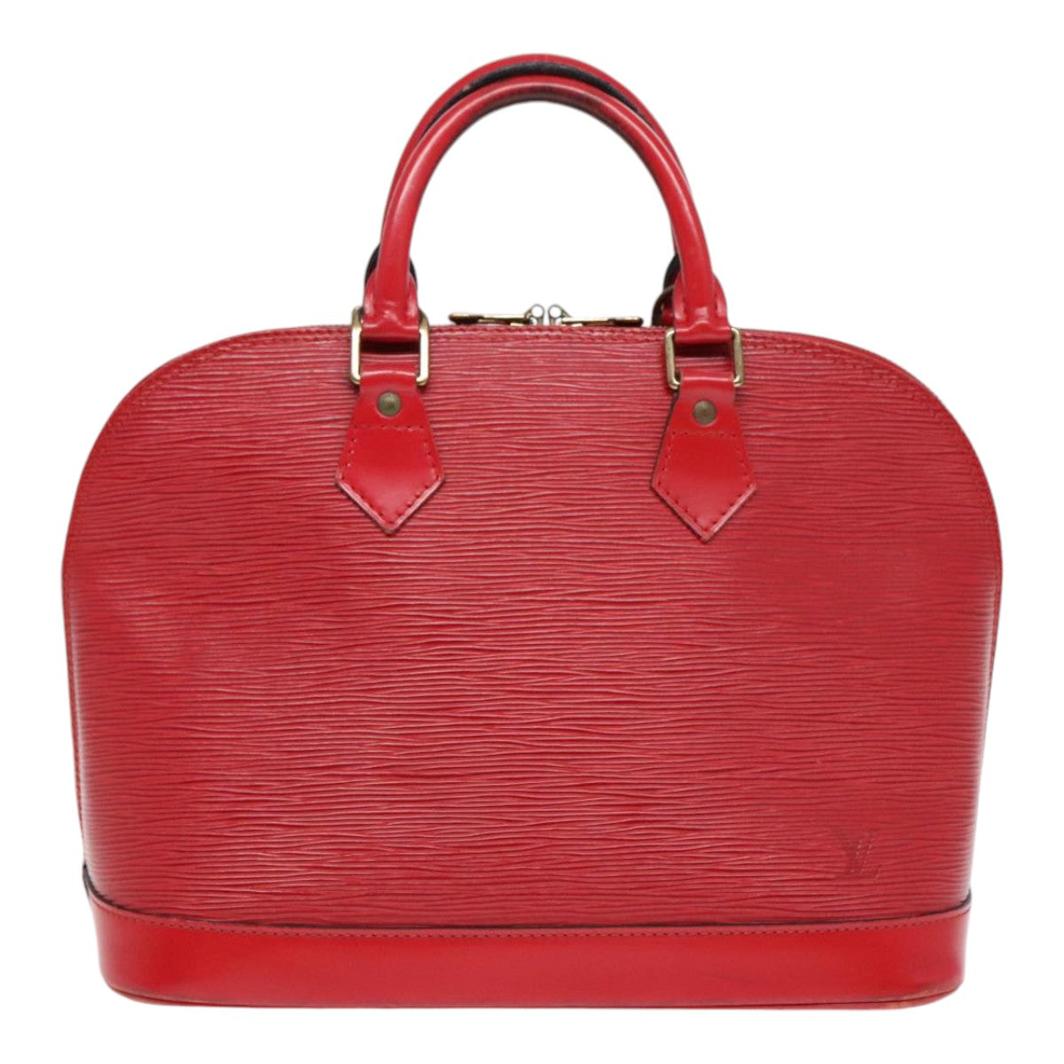 LOUIS VUITTON Epi Alma Hand Bag Castilian Red M52147 LV Auth 90304