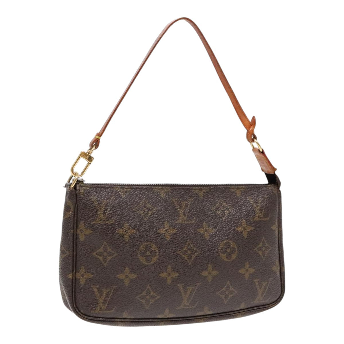 LOUIS VUITTON Monogram Pochette Accessoires Pouch M51980 LV Auth 90307