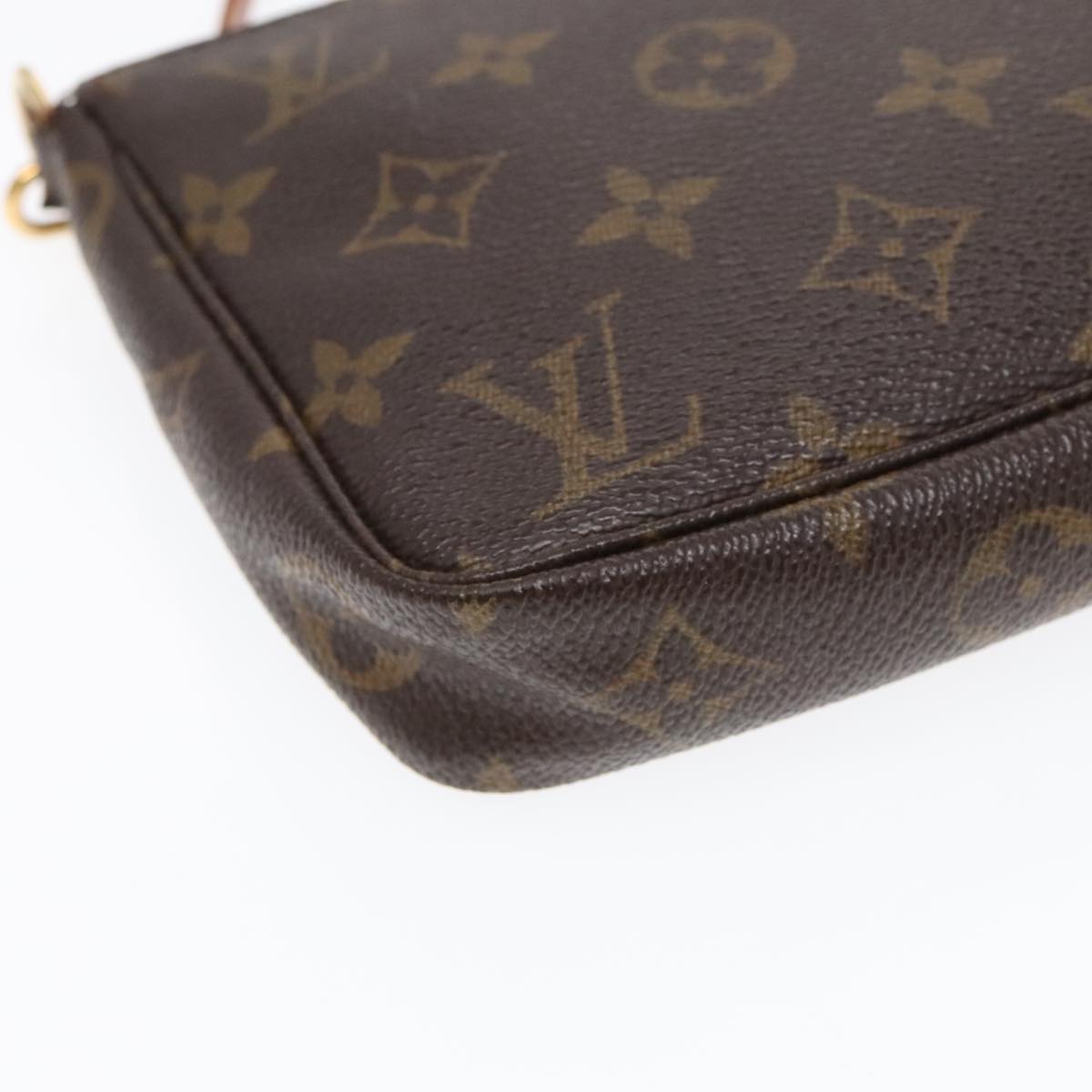 LOUIS VUITTON Monogram Pochette Accessoires Pouch M51980 LV Auth 90307