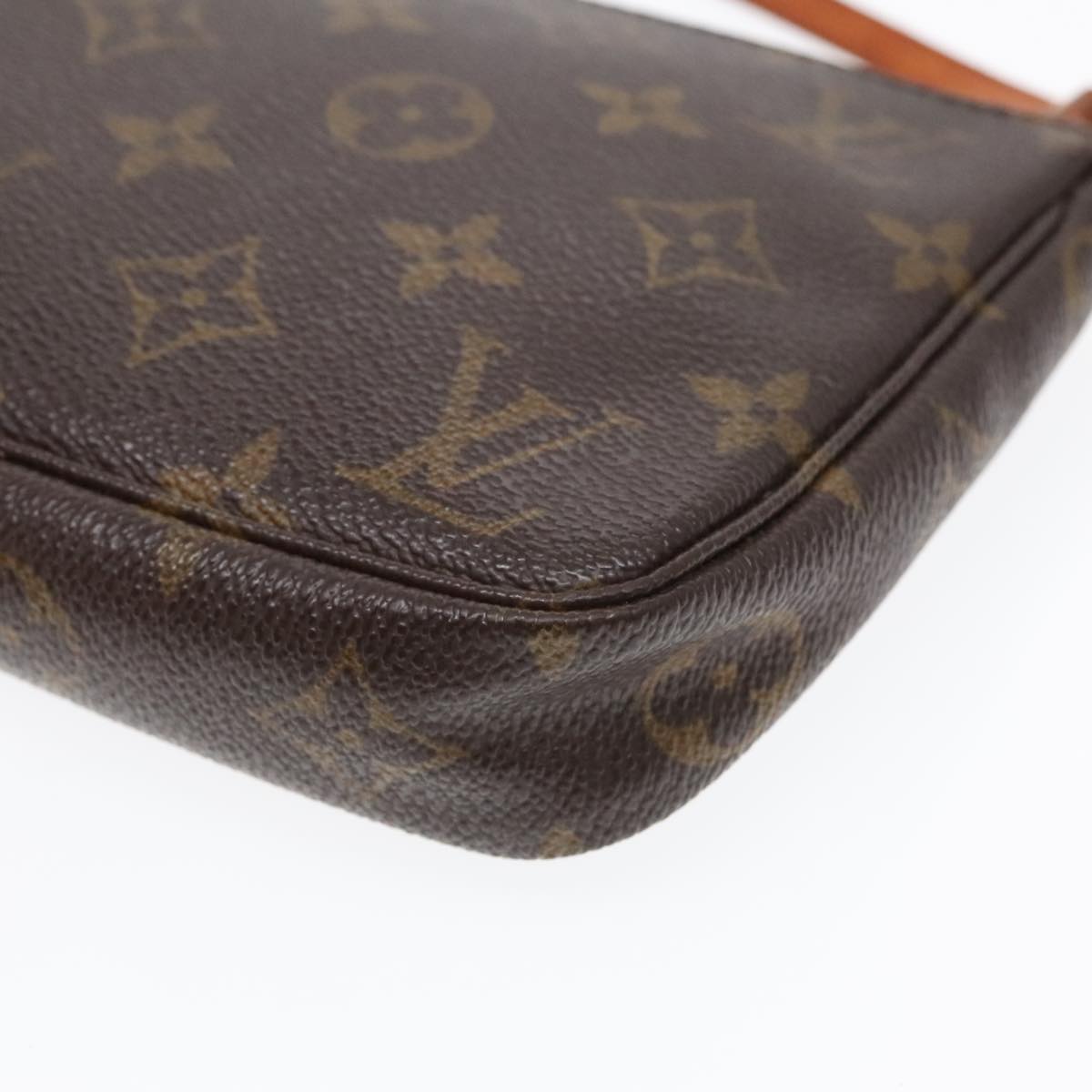 LOUIS VUITTON Monogram Pochette Accessoires Pouch M51980 LV Auth 90307