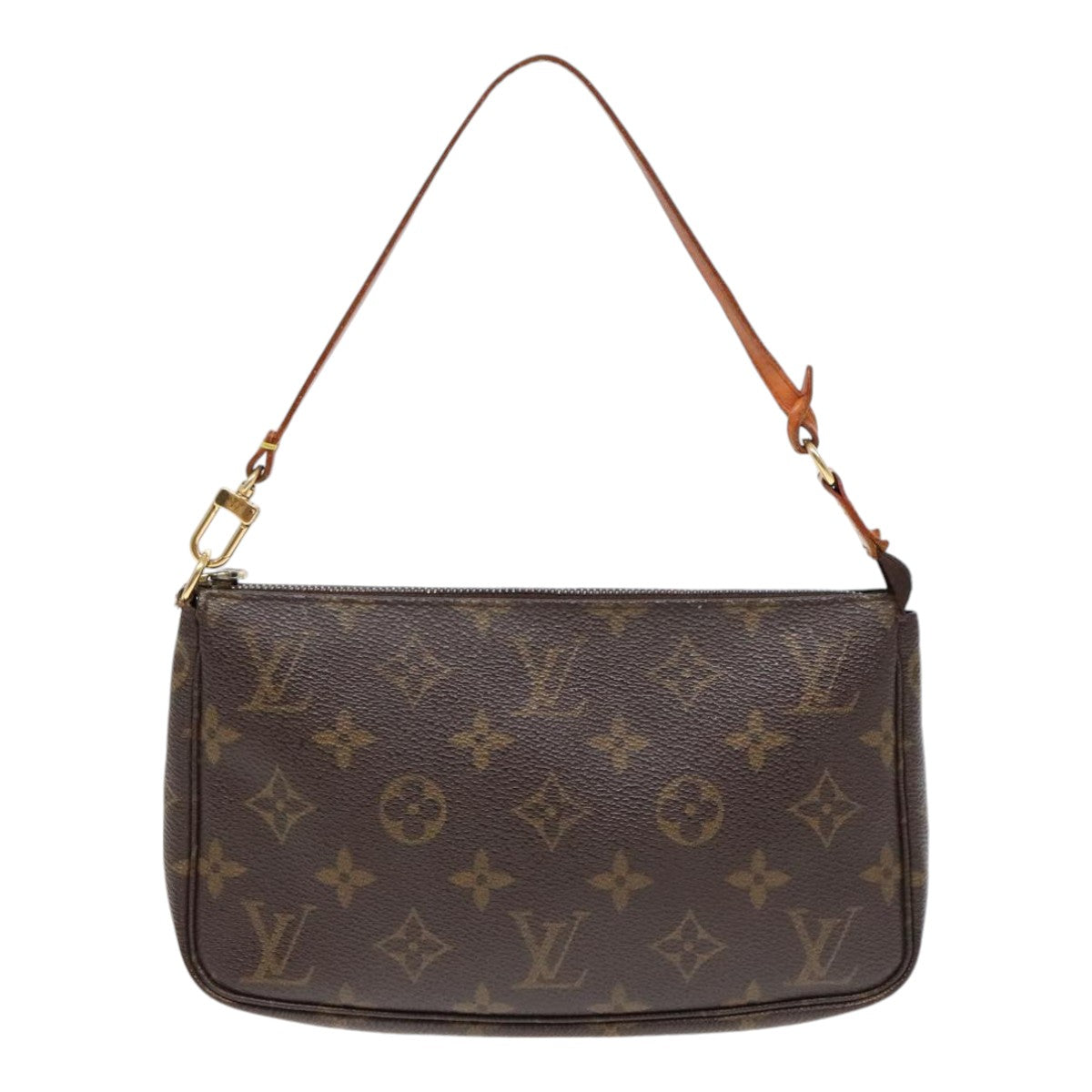 LOUIS VUITTON Monogram Pochette Accessoires Pouch M51980 LV Auth 90307