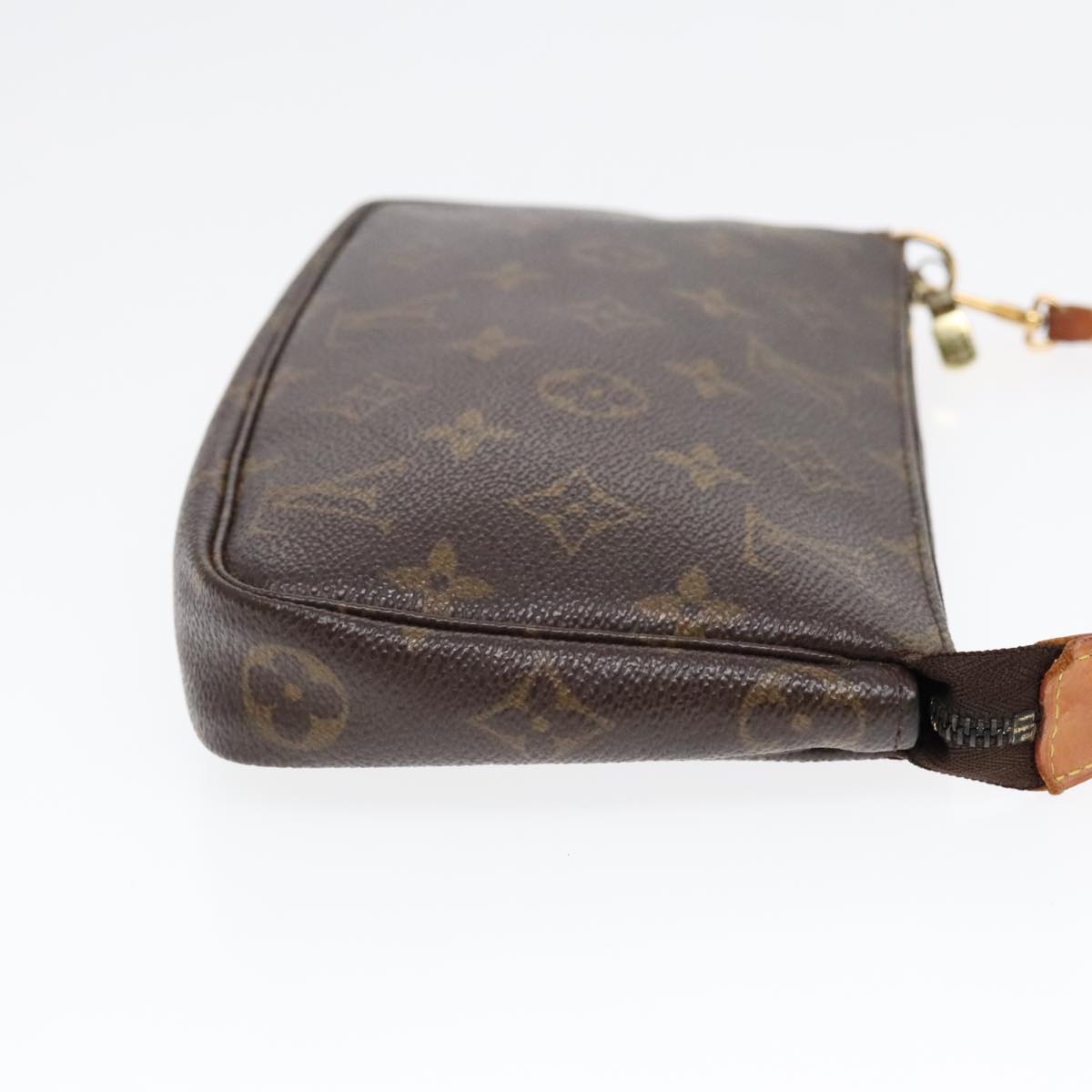 LOUIS VUITTON Monogram Pochette Accessoires Pouch M51980 LV Auth 90307