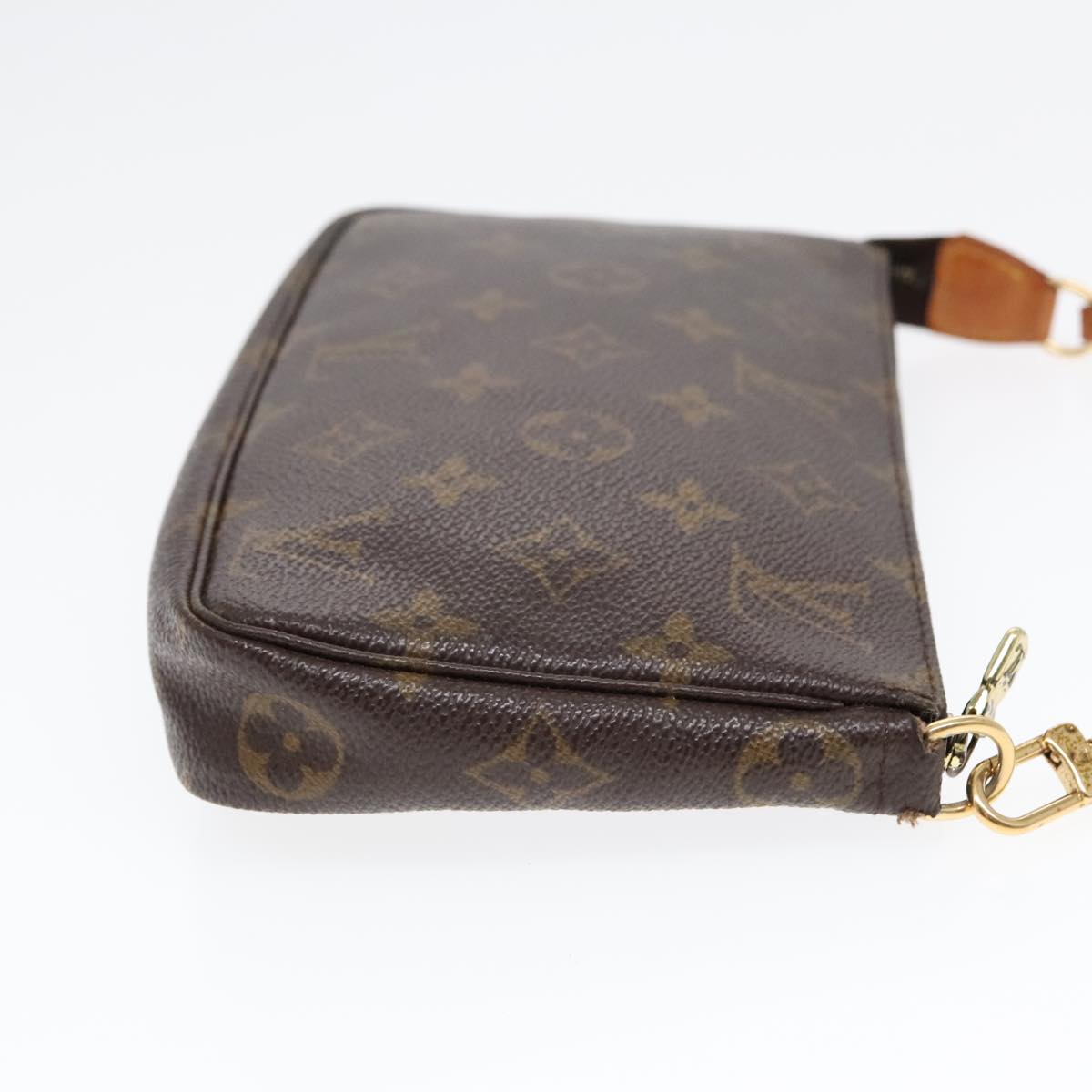 LOUIS VUITTON Monogram Pochette Accessoires Pouch M51980 LV Auth 90307