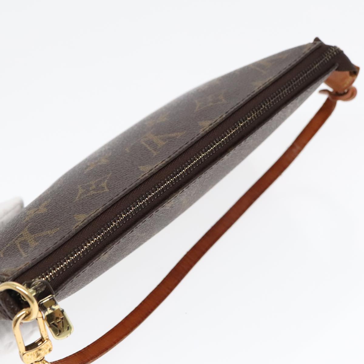 LOUIS VUITTON Monogram Pochette Accessoires Pouch M51980 LV Auth 90307