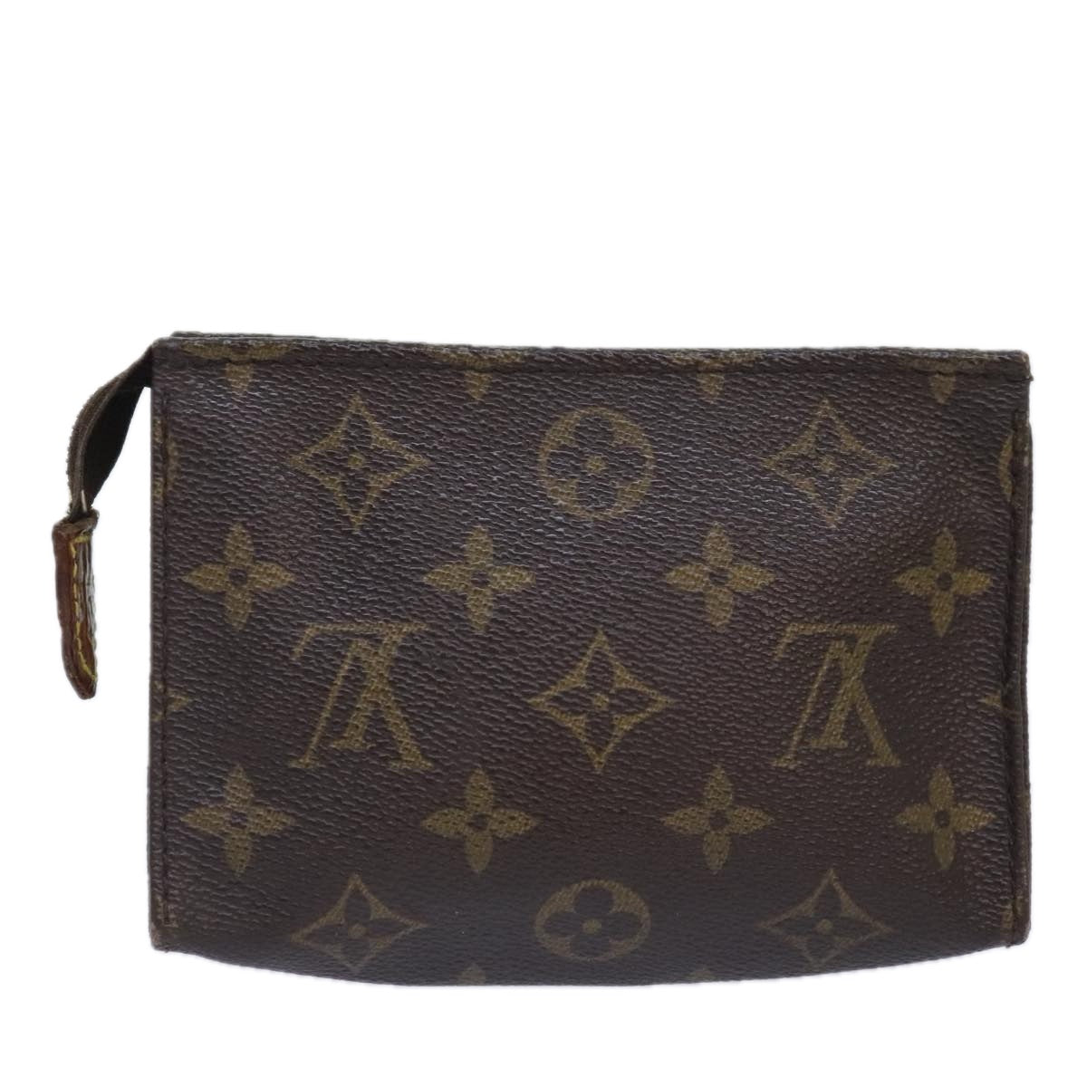 LOUIS VUITTON Monogram Poche Toilette 15 Pouch M47546 LV Auth 90314