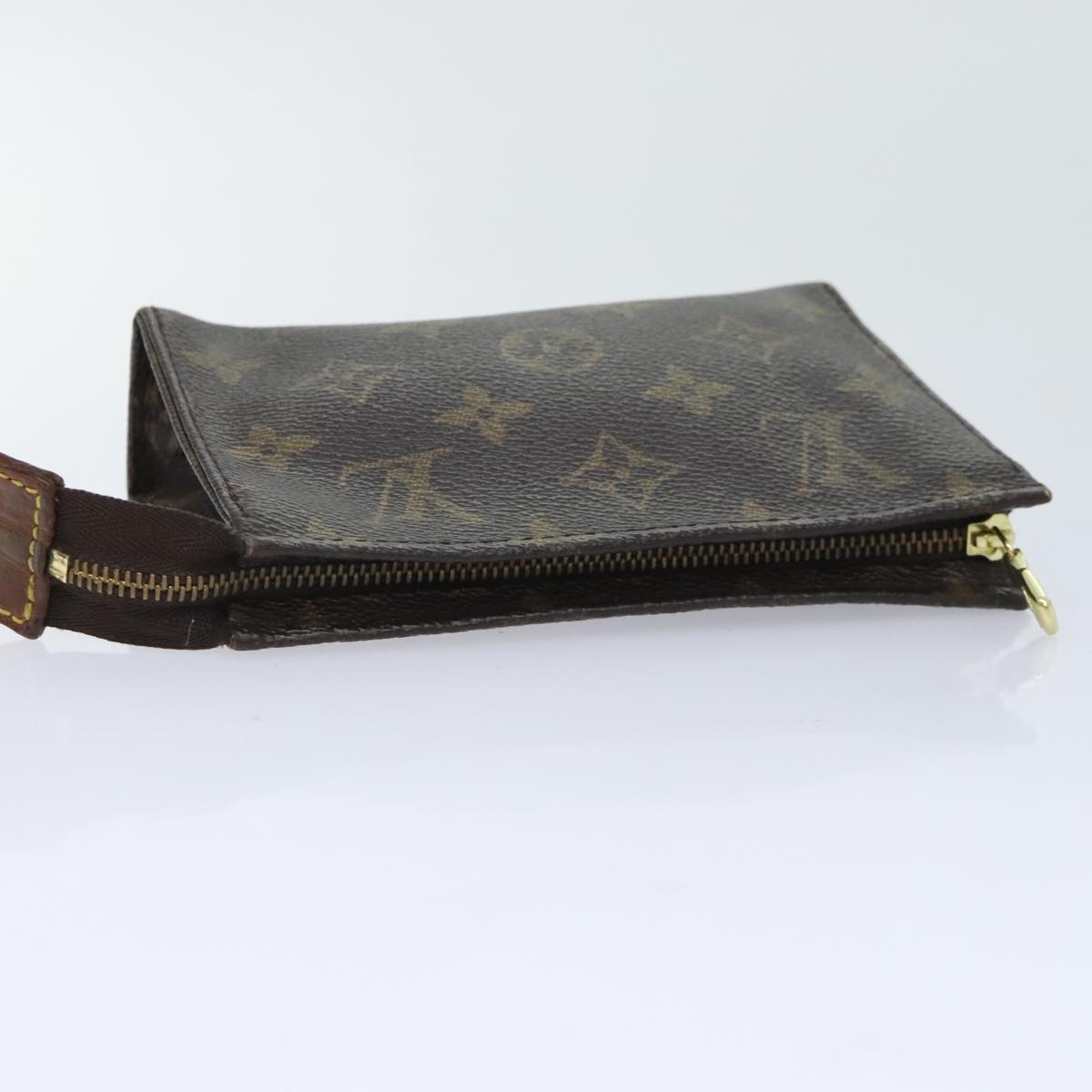 LOUIS VUITTON Monogram Poche Toilette 15 Pouch M47546 LV Auth 90314