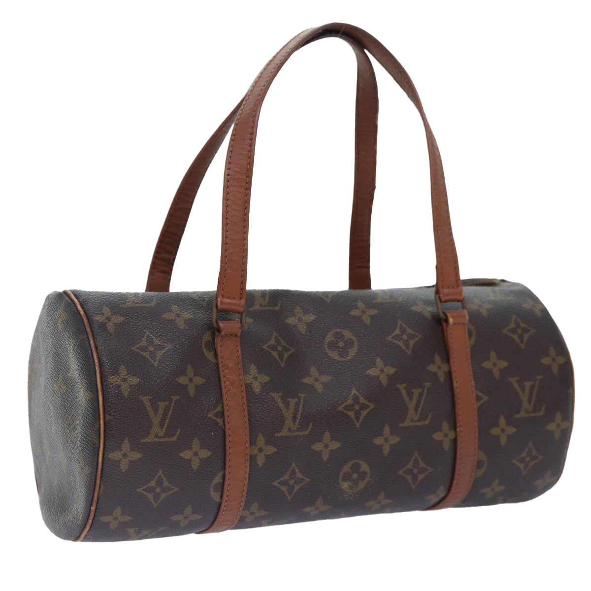 LOUIS VUITTON Monogram Papillon 30 Hand Bag M51385 LV Auth 90316