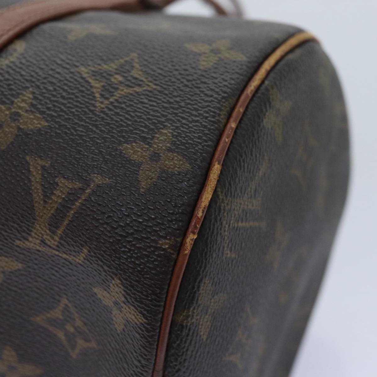 LOUIS VUITTON Monogram Papillon 30 Hand Bag M51385 LV Auth 90316