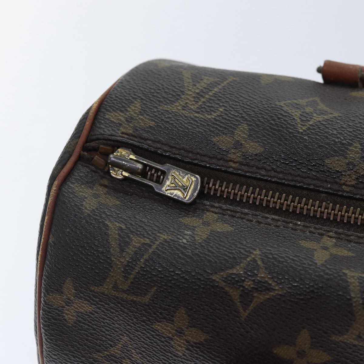 LOUIS VUITTON Monogram Papillon 30 Hand Bag M51385 LV Auth 90316