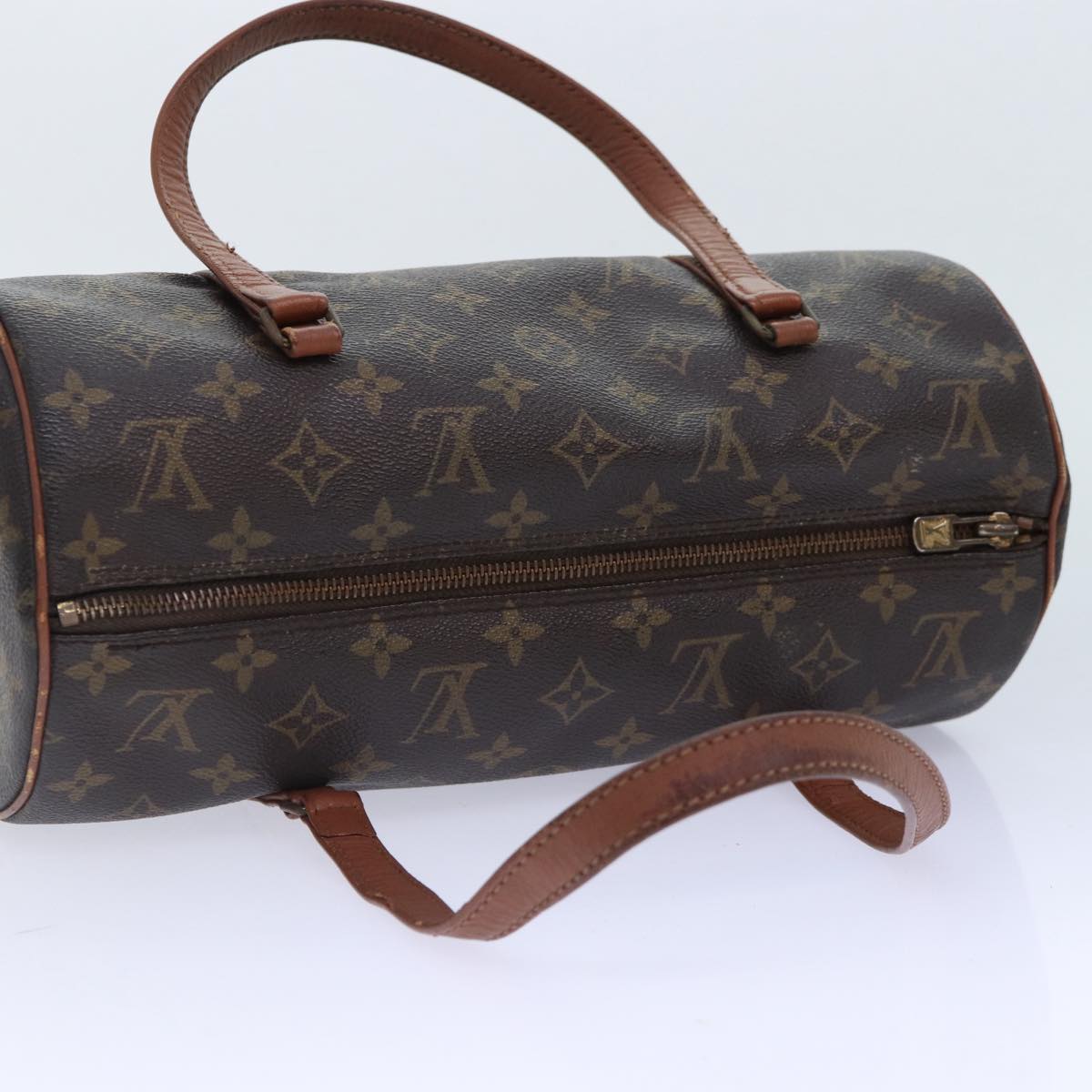 LOUIS VUITTON Monogram Papillon 30 Hand Bag M51385 LV Auth 90316