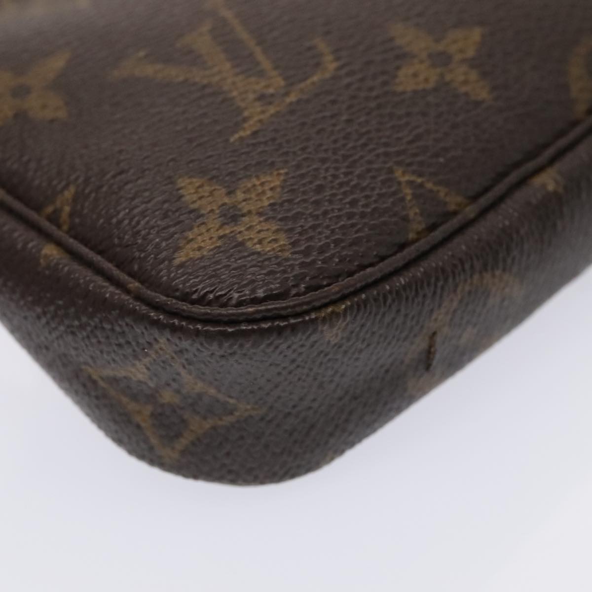 LOUIS VUITTON Monogram Mini Pochette Accessoires Pouch M58009 LV Auth 90343