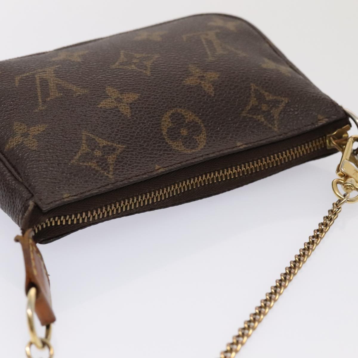 LOUIS VUITTON Monogram Mini Pochette Accessoires Pouch M58009 LV Auth 90343