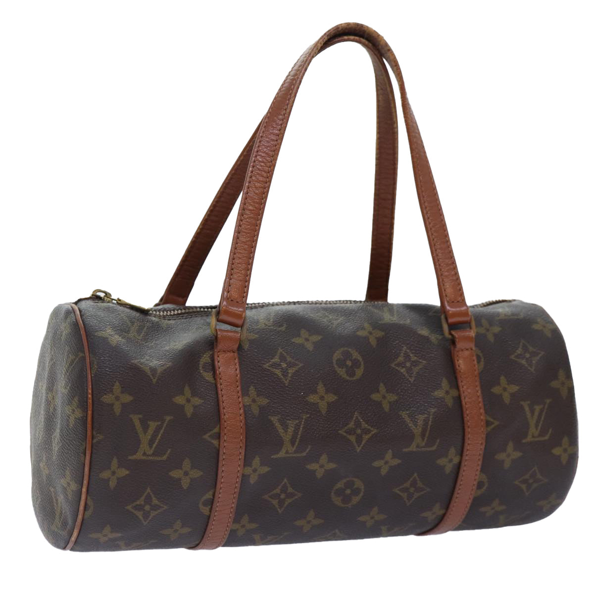 LOUIS VUITTON Monogram Papillon 30 Hand Bag M51385 LV Auth 90358