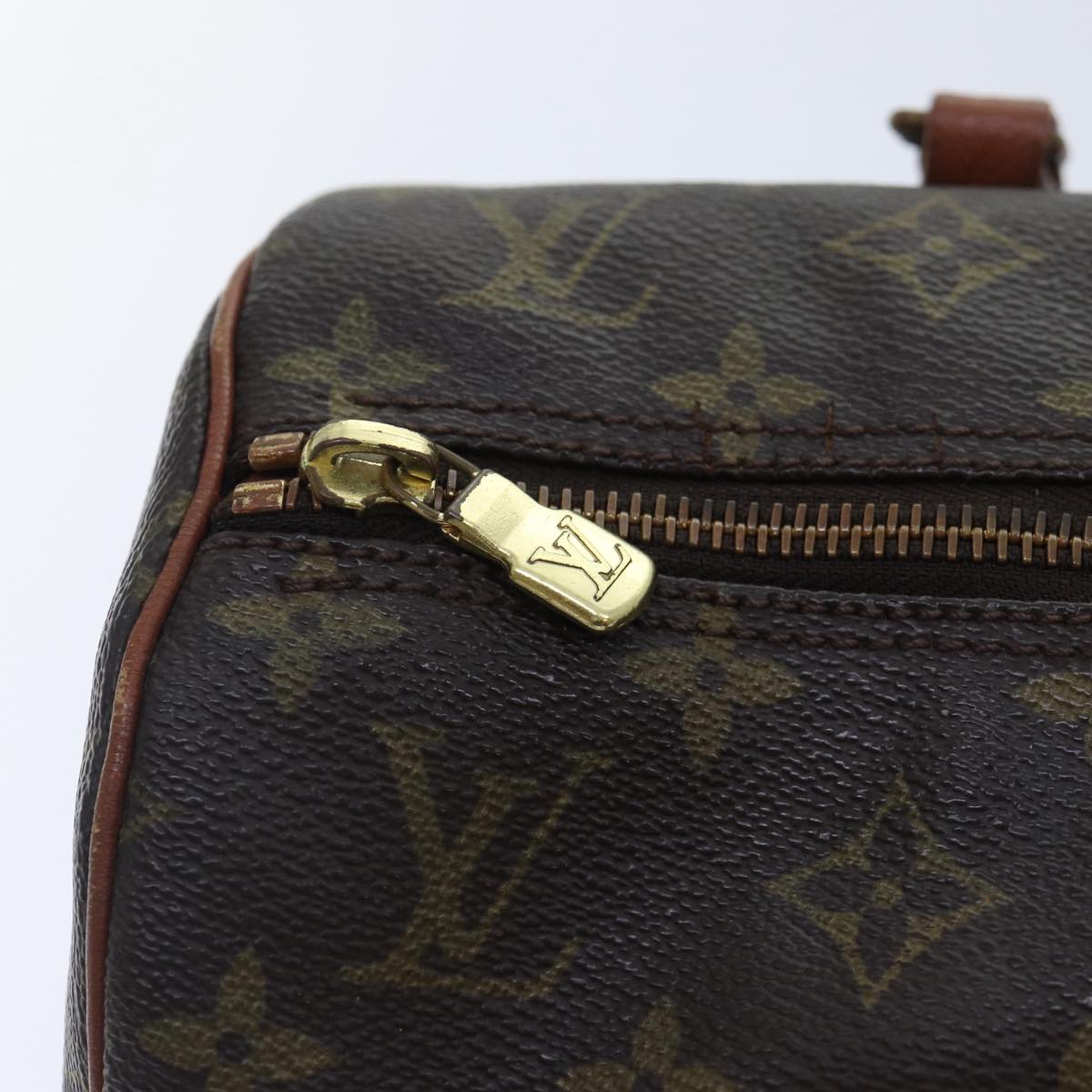 LOUIS VUITTON Monogram Papillon 30 Hand Bag M51385 LV Auth 90358