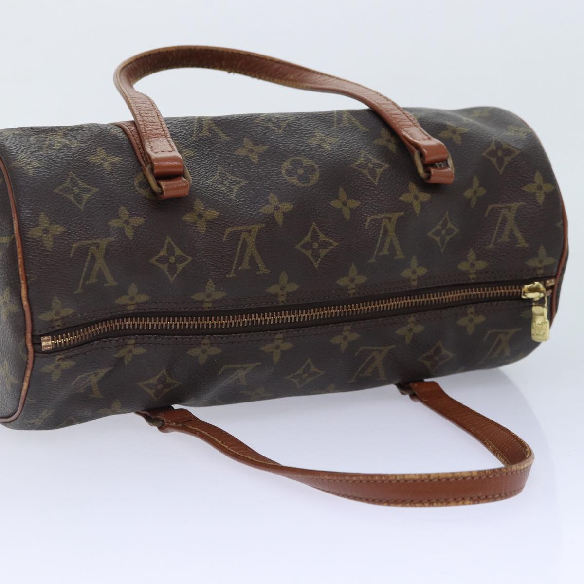 LOUIS VUITTON Monogram Papillon 30 Hand Bag M51385 LV Auth 90358