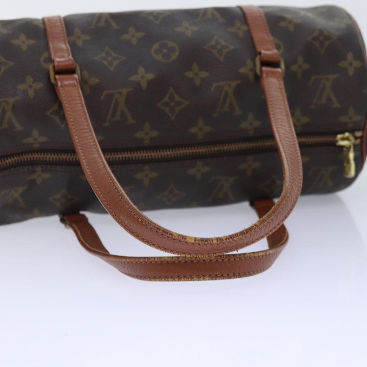 LOUIS VUITTON Monogram Papillon 30 Hand Bag M51385 LV Auth 90358