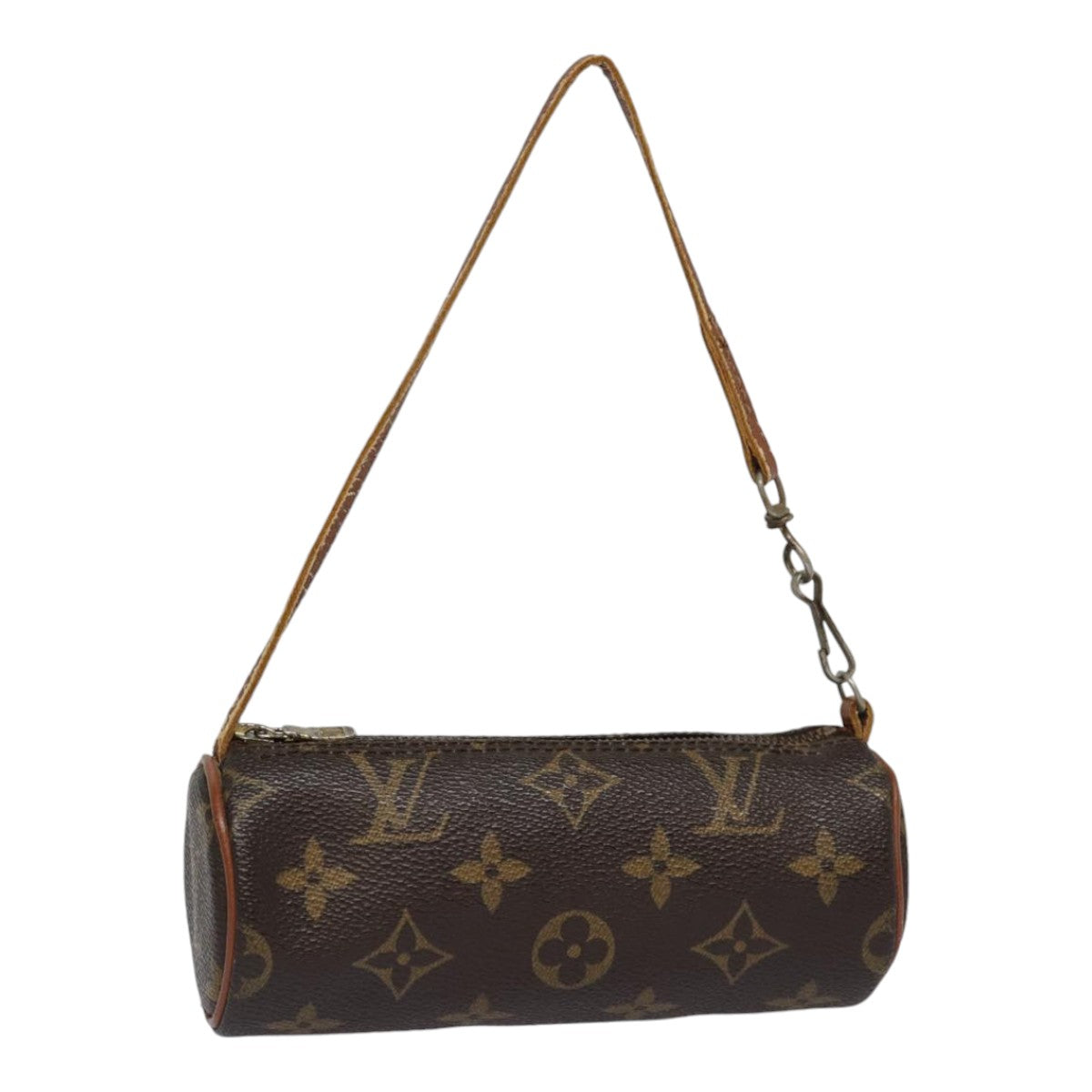 LOUIS VUITTON Monogram Papillon Pouch LV Auth 90359