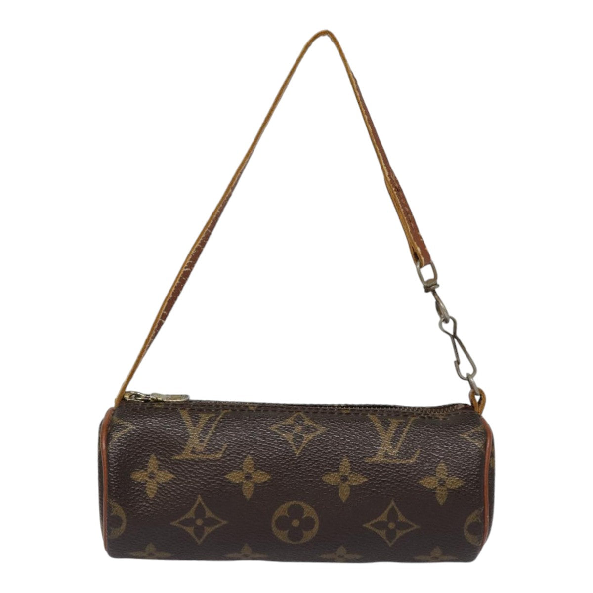 LOUIS VUITTON Monogram Papillon Pouch LV Auth 90359