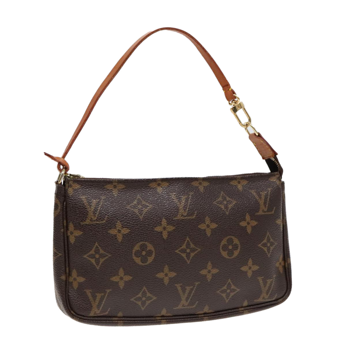 LOUIS VUITTON Monogram Pochette Accessoires Pouch M51980 LV Auth 90365