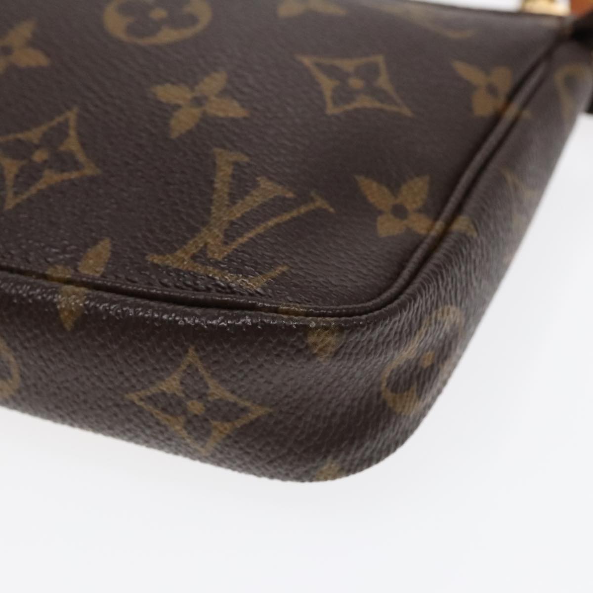 LOUIS VUITTON Monogram Pochette Accessoires Pouch M51980 LV Auth 90365