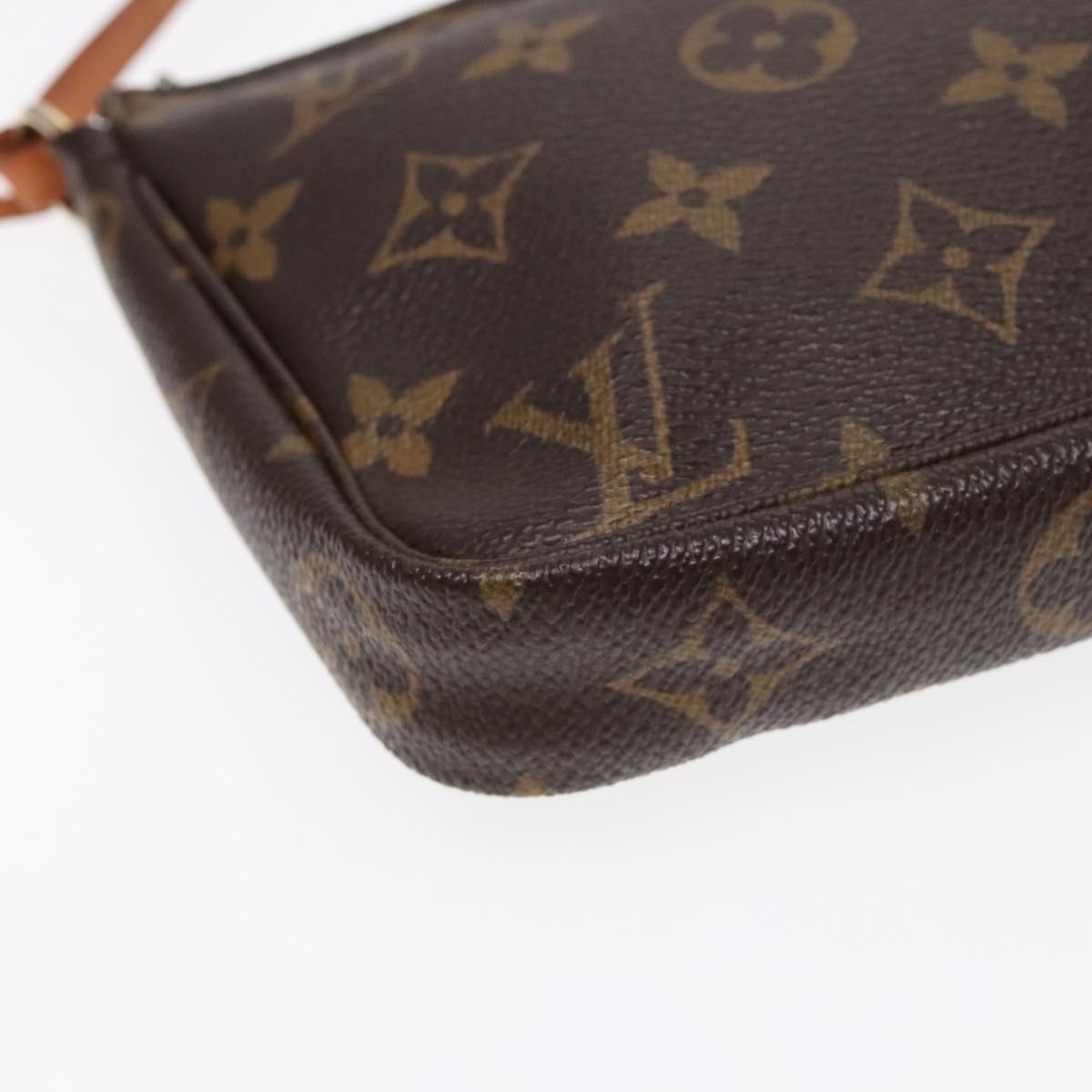 LOUIS VUITTON Monogram Pochette Accessoires Pouch M51980 LV Auth 90365