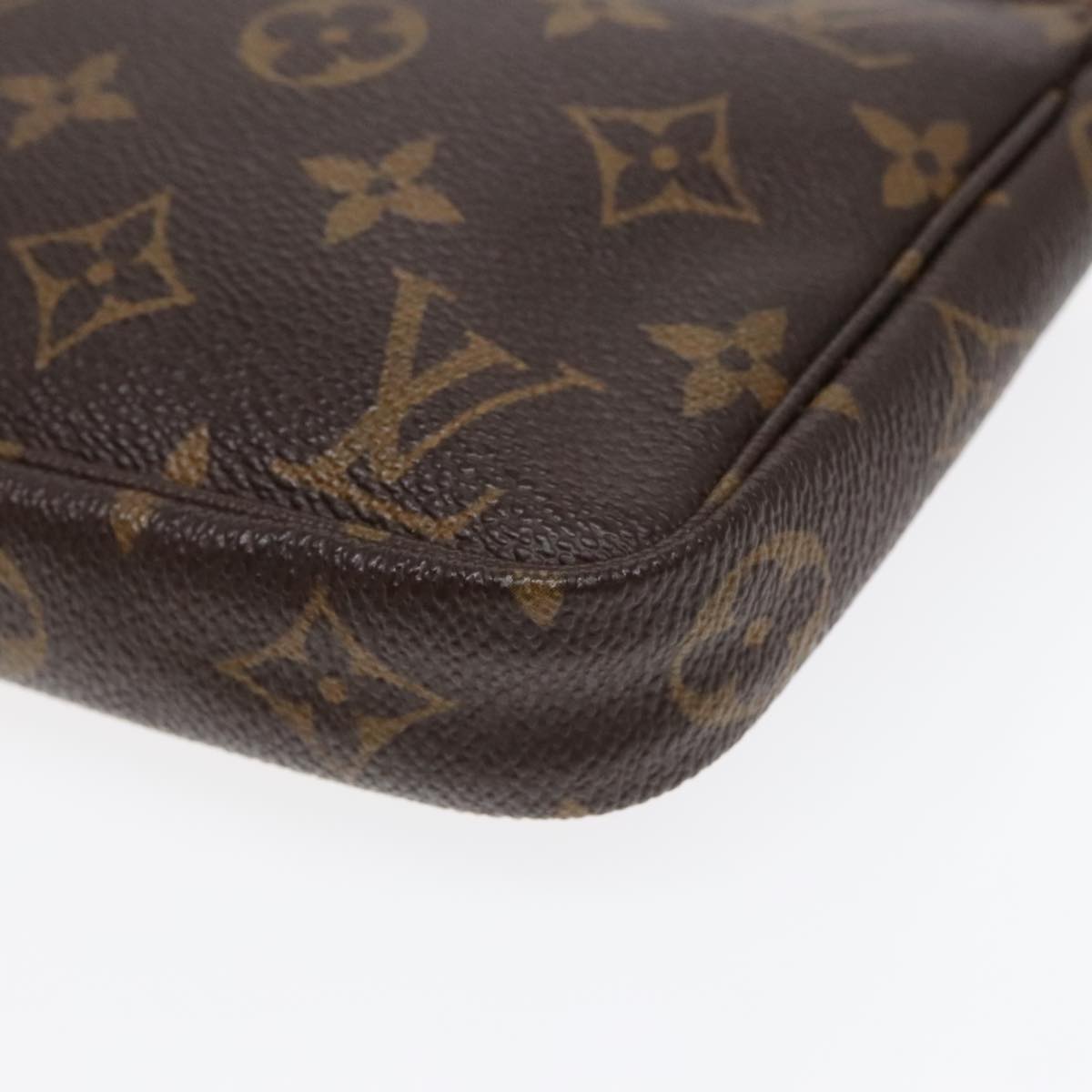 LOUIS VUITTON Monogram Pochette Accessoires Pouch M51980 LV Auth 90365