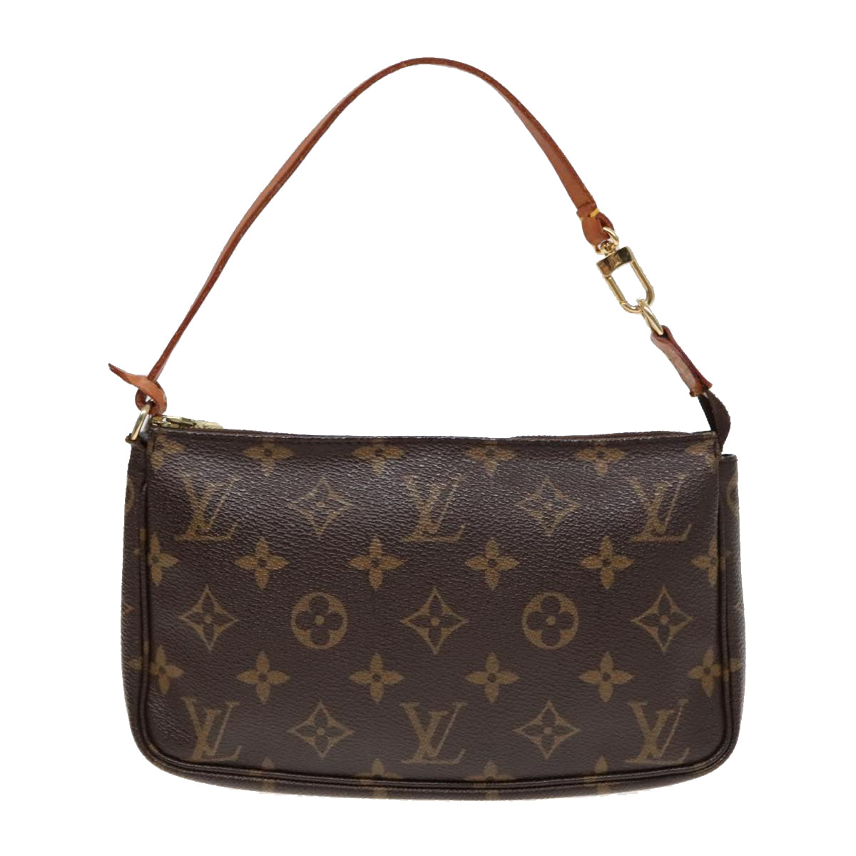 LOUIS VUITTON Monogram Pochette Accessoires Pouch M51980 LV Auth 90365