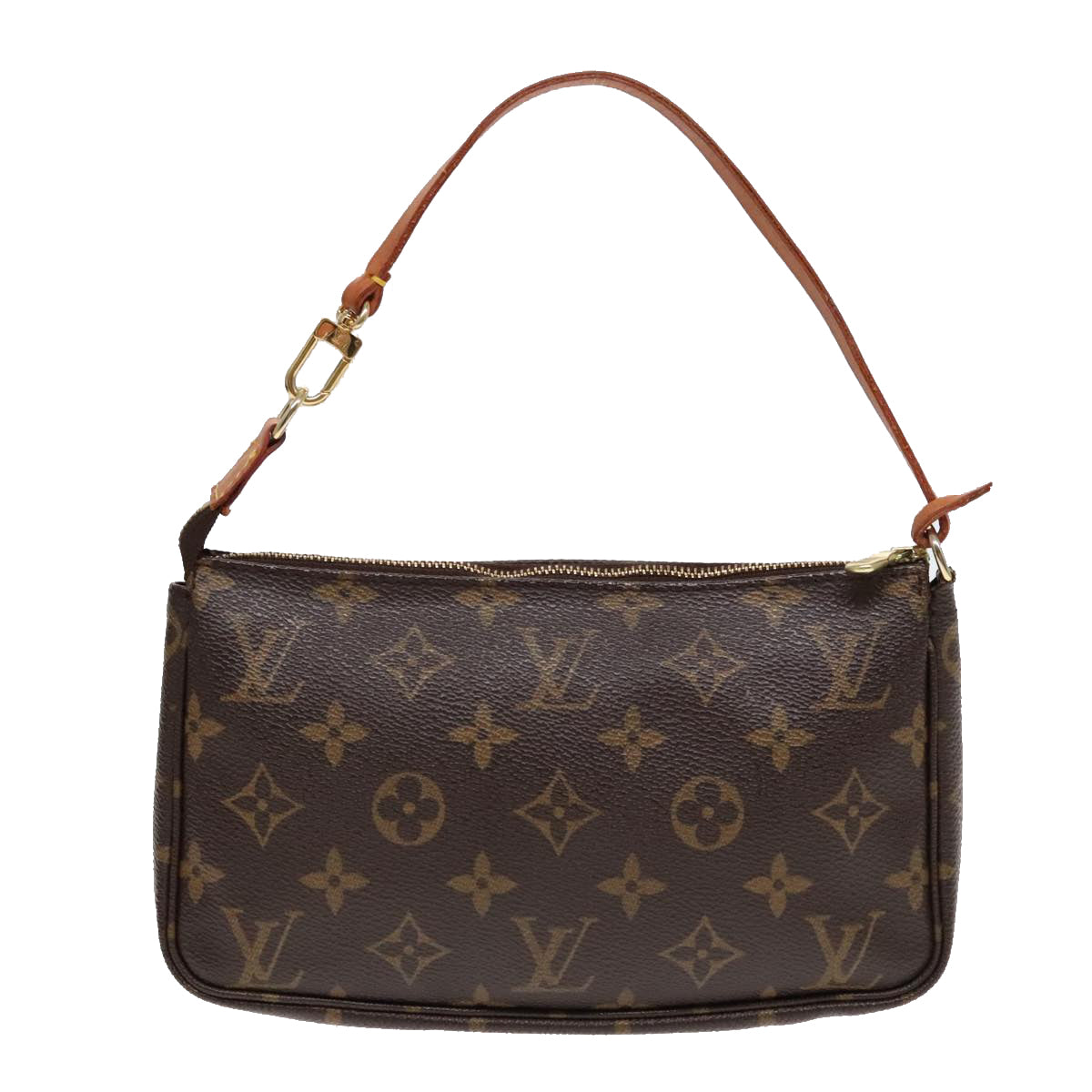 LOUIS VUITTON Monogram Pochette Accessoires Pouch M51980 LV Auth 90365