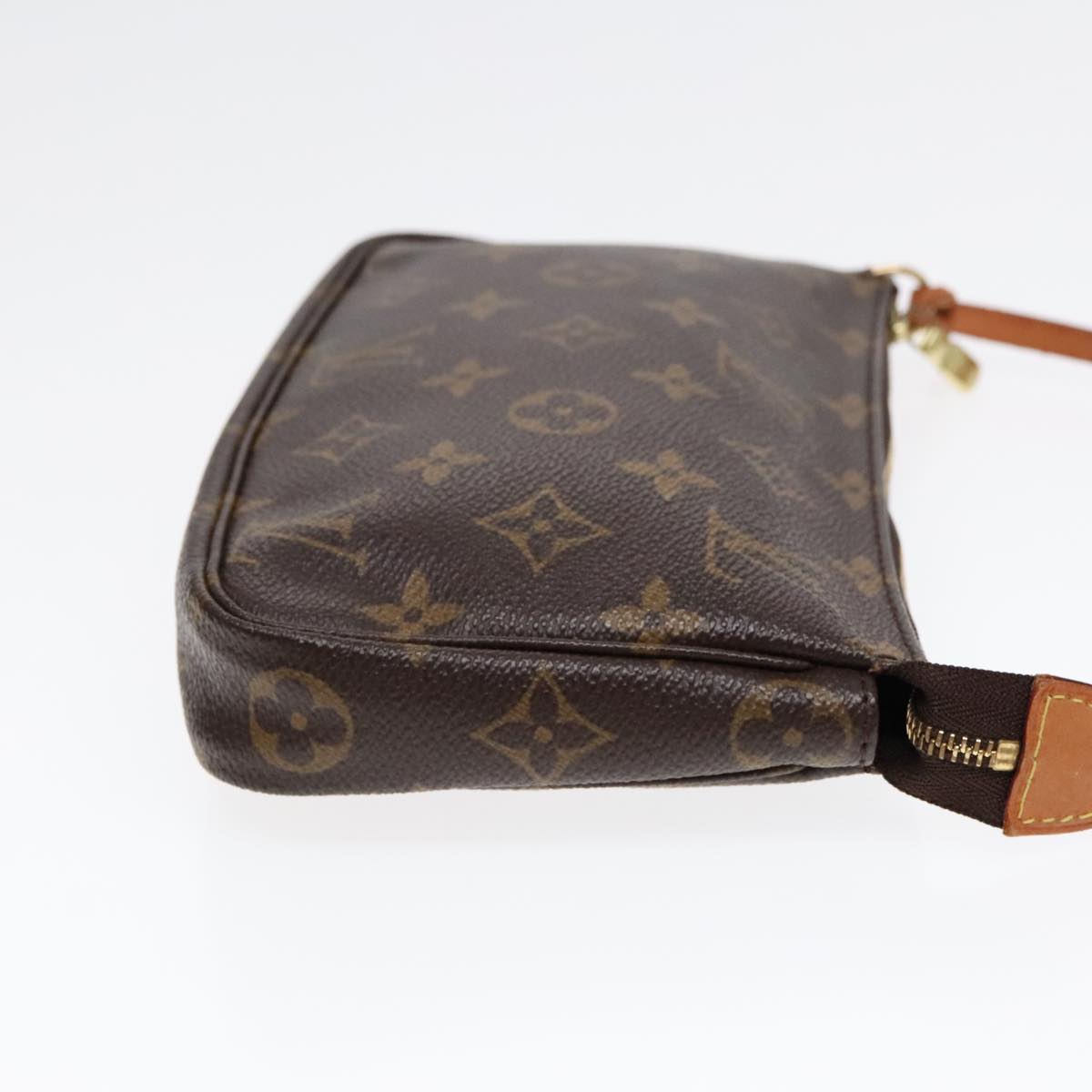 LOUIS VUITTON Monogram Pochette Accessoires Pouch M51980 LV Auth 90365