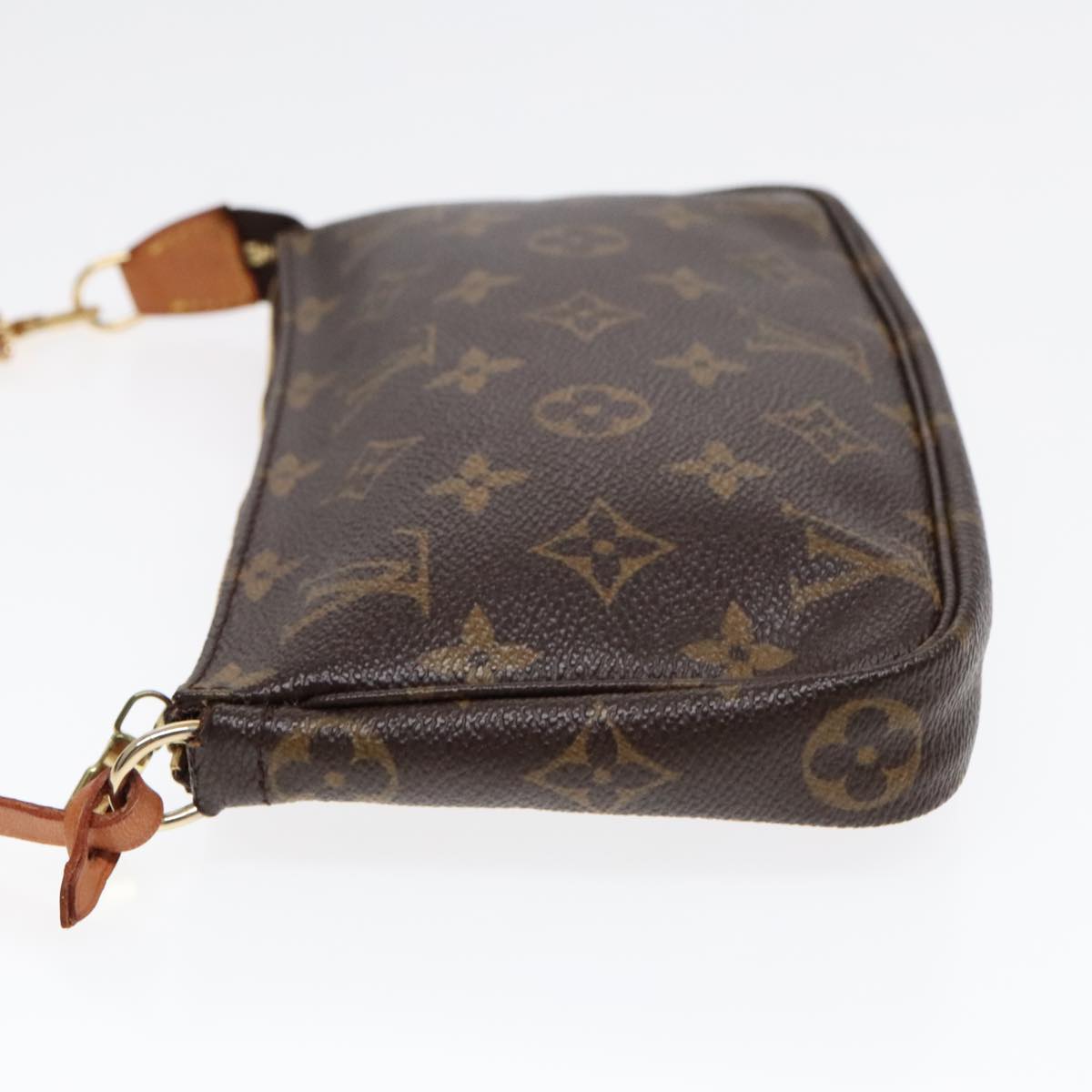 LOUIS VUITTON Monogram Pochette Accessoires Pouch M51980 LV Auth 90365