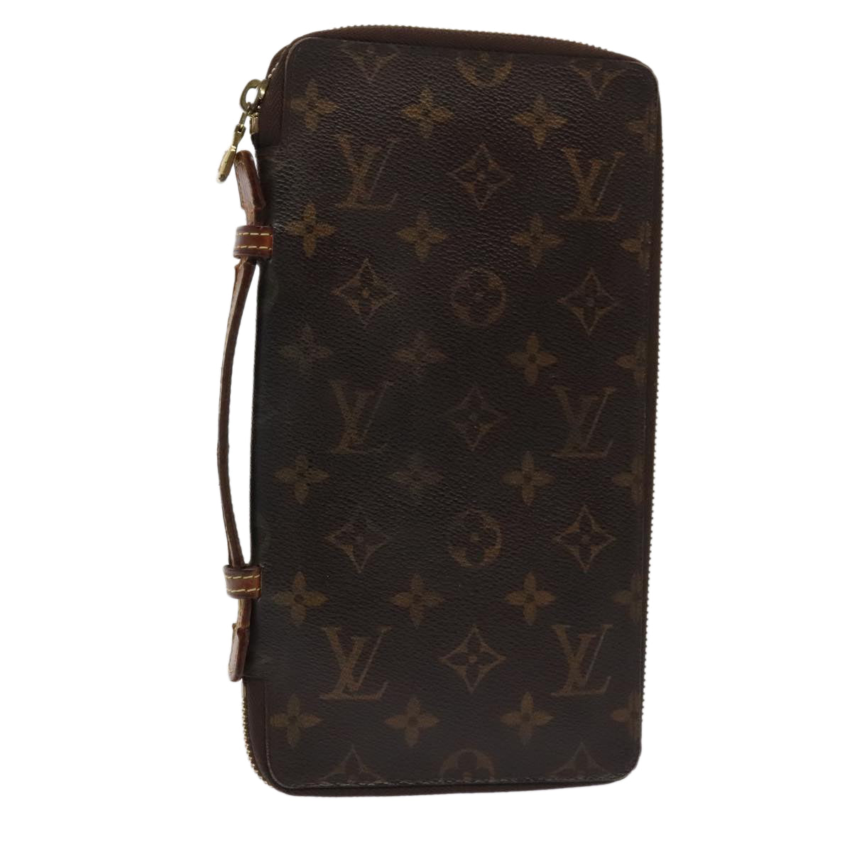 LOUIS VUITTON Monogram Organizer De Voyage Travel Case M60120 LV Auth 90370