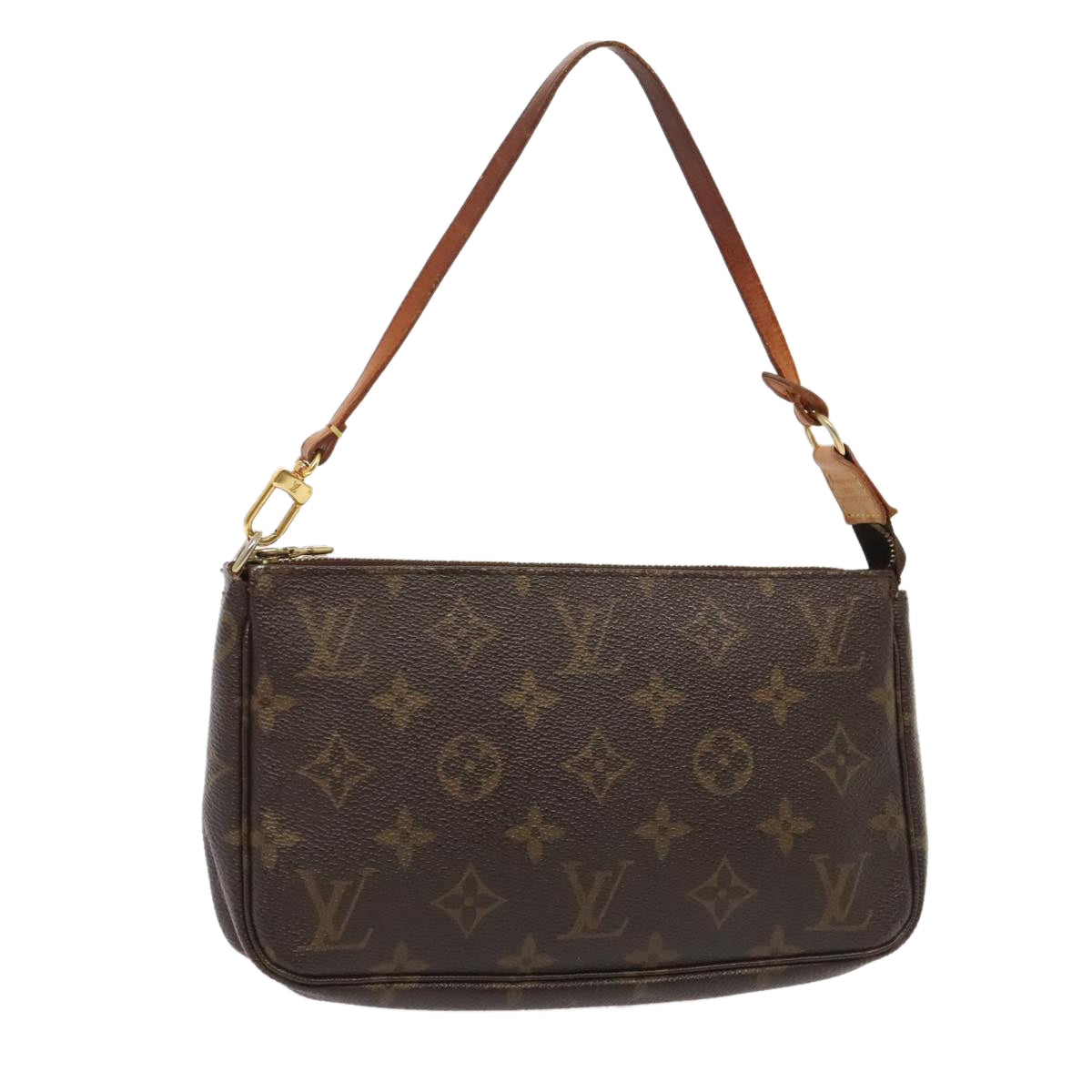 LOUIS VUITTON Monogram Pochette Accessoires Pouch M51980 LV Auth 90377