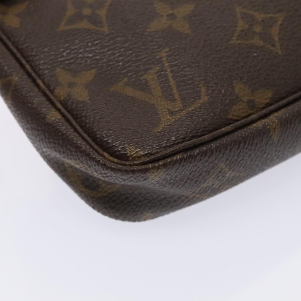 LOUIS VUITTON Monogram Pochette Accessoires Pouch M51980 LV Auth 90377