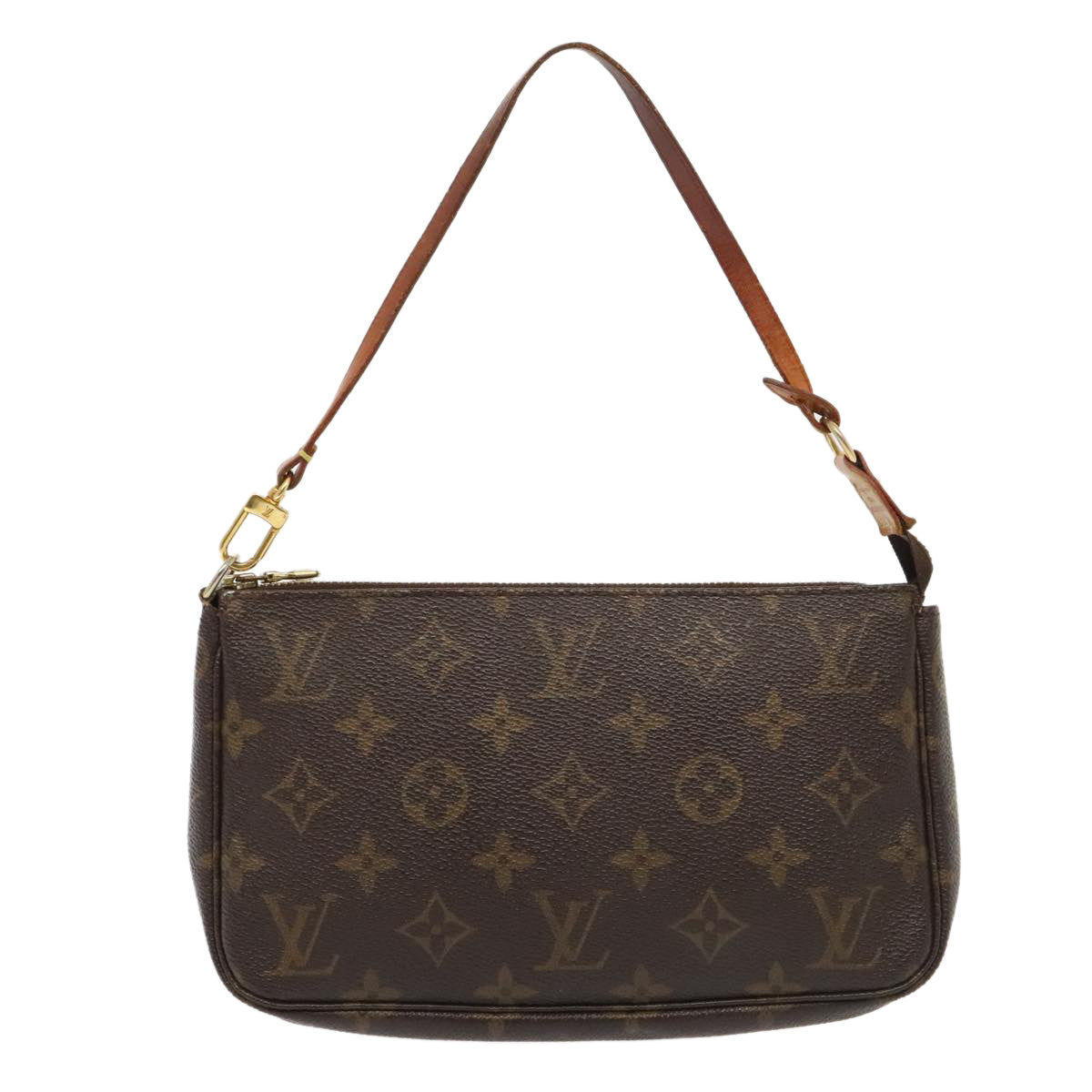 LOUIS VUITTON Monogram Pochette Accessoires Pouch M51980 LV Auth 90377