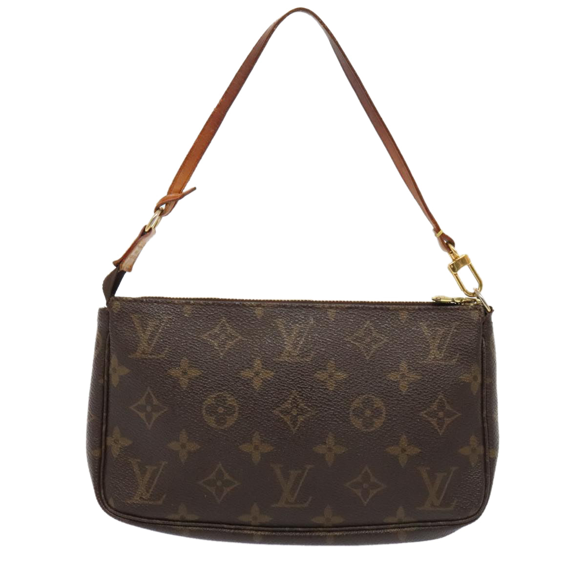 LOUIS VUITTON Monogram Pochette Accessoires Pouch M51980 LV Auth 90377