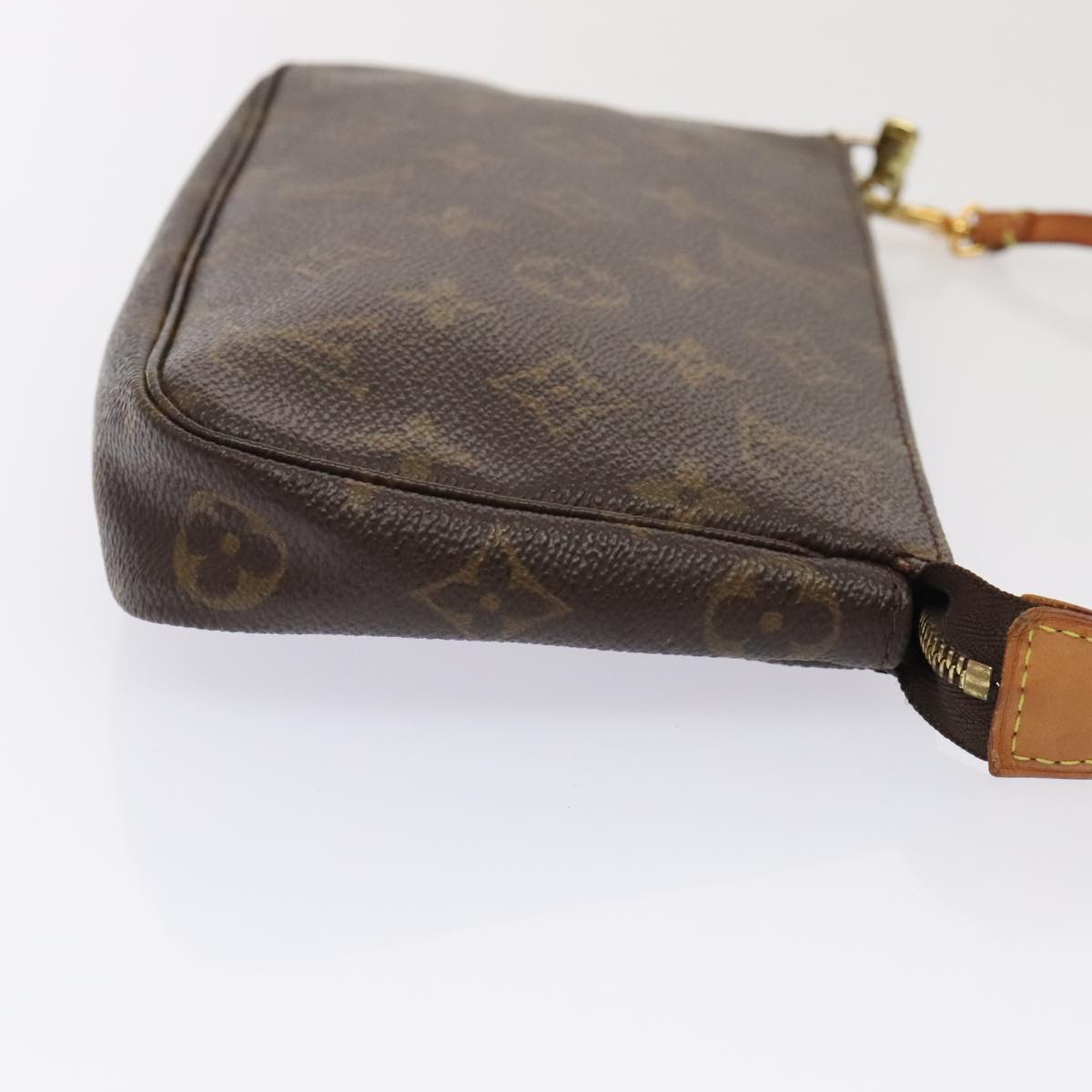 LOUIS VUITTON Monogram Pochette Accessoires Pouch M51980 LV Auth 90377