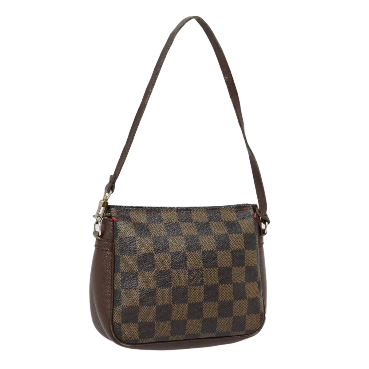 LOUIS VUITTON Damier Ebene Trousse Makeup Pouch N51982 LV Auth 90400