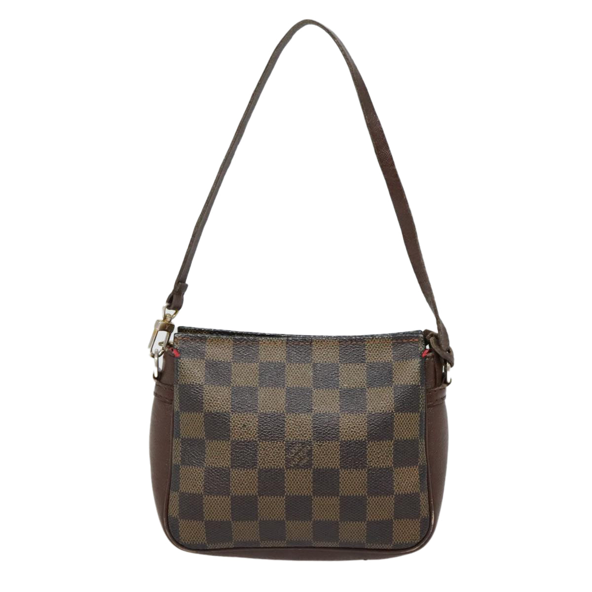 LOUIS VUITTON Damier Ebene Trousse Makeup Pouch N51982 LV Auth 90400