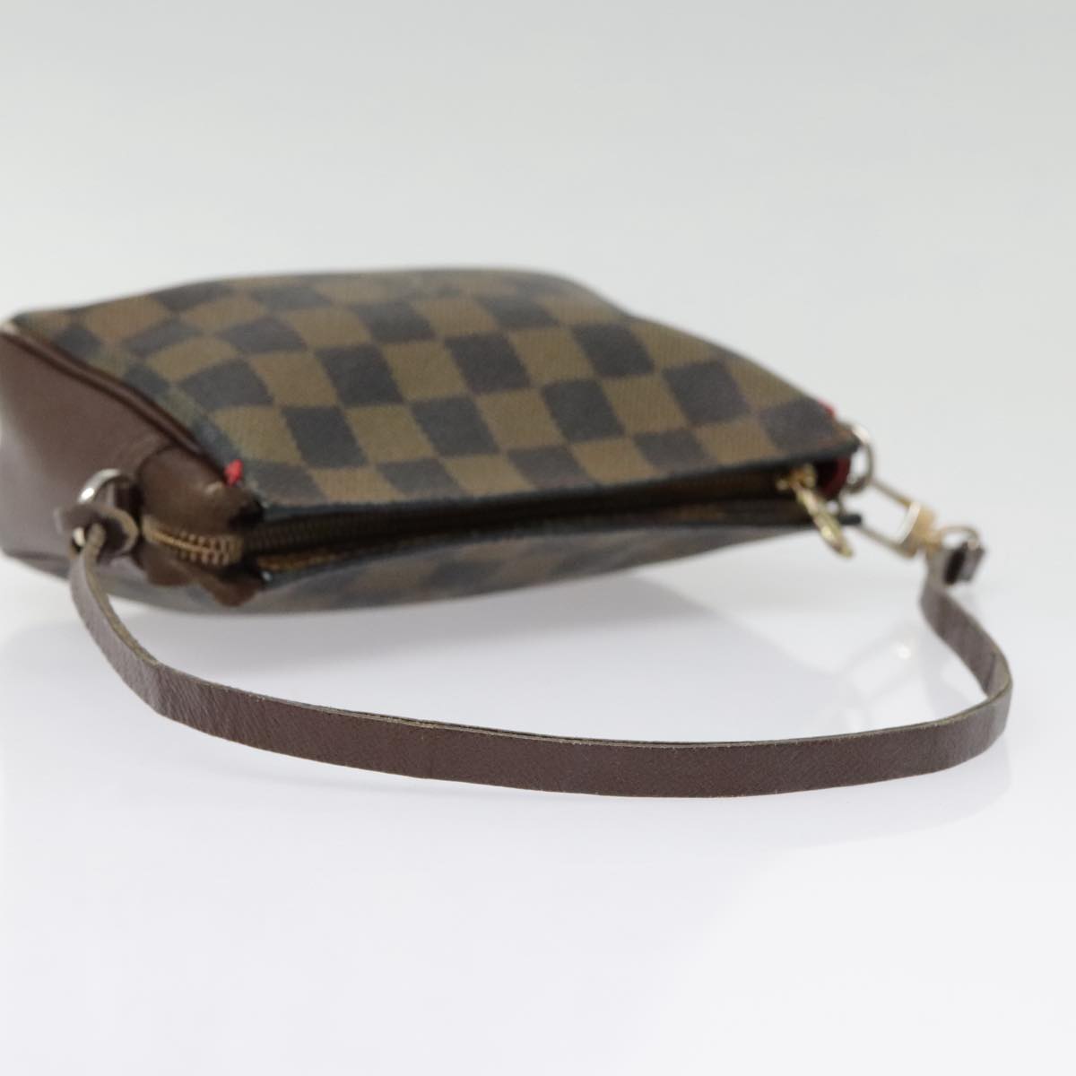 LOUIS VUITTON Damier Ebene Trousse Makeup Pouch N51982 LV Auth 90400