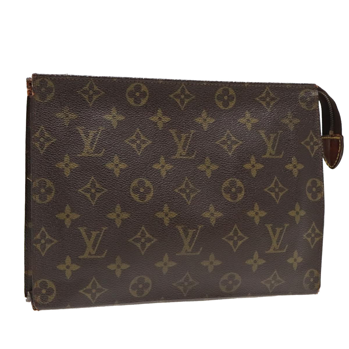 LOUIS VUITTON Monogram Poche Toilette 26 Pouch M47542 LV Auth 90414