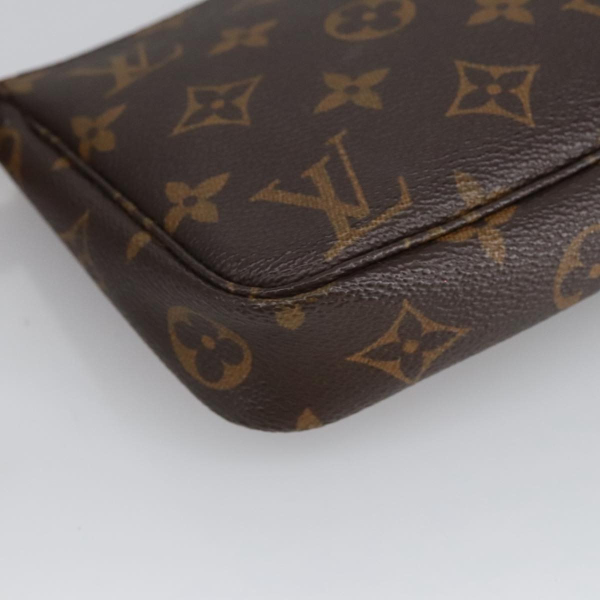 LOUIS VUITTON Monogram Pochette Accessoires Pouch M51980 LV Auth 90450