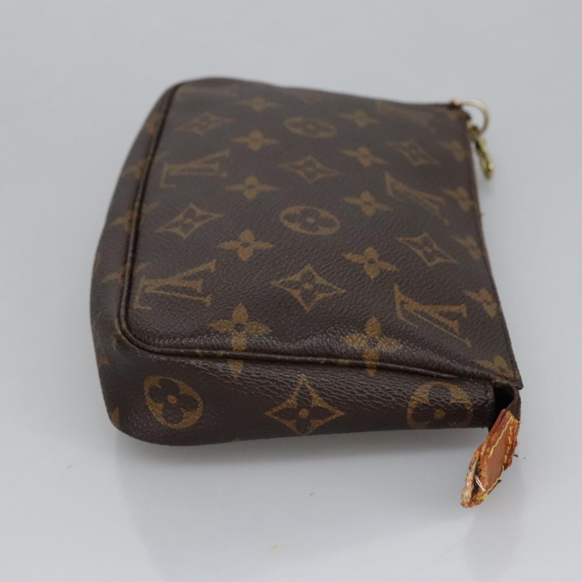 LOUIS VUITTON Monogram Pochette Accessoires Pouch M51980 LV Auth 90450