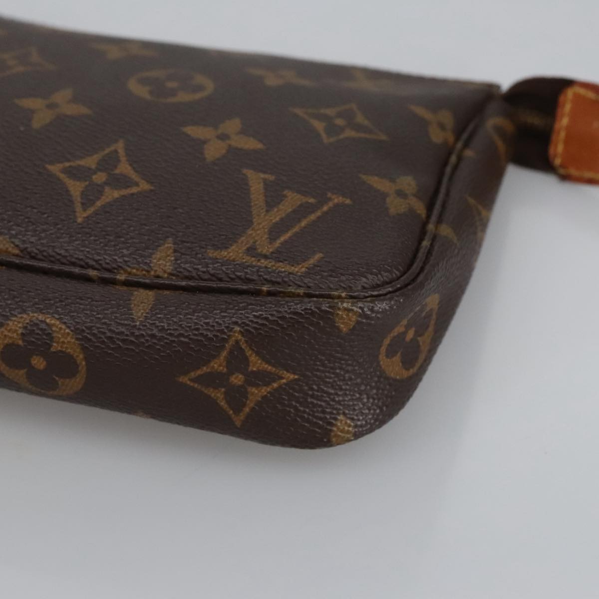 LOUIS VUITTON Monogram Pochette Accessoires Pouch M51980 LV Auth 90450