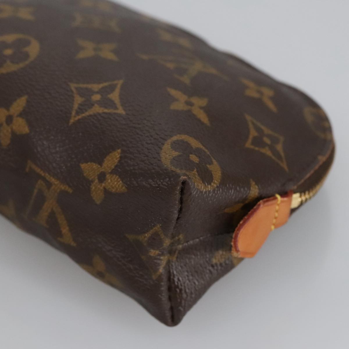 LOUIS VUITTON Monogram Pochette Cosmetic PM Cosmetic Pouch M47515 LV Auth 90457