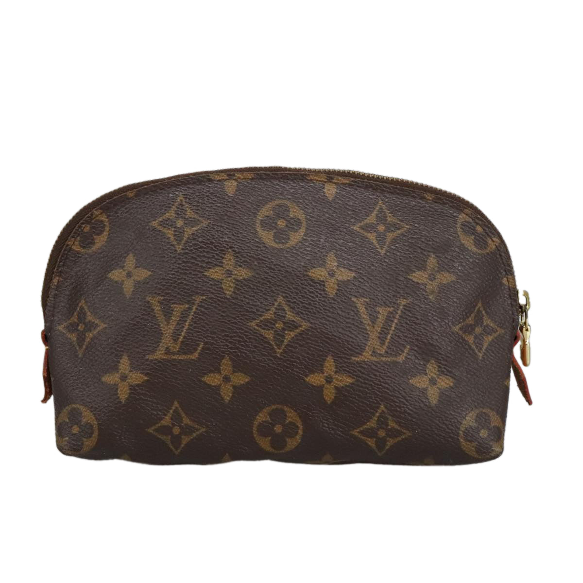 LOUIS VUITTON Monogram Pochette Cosmetic PM Cosmetic Pouch M47515 LV Auth 90457