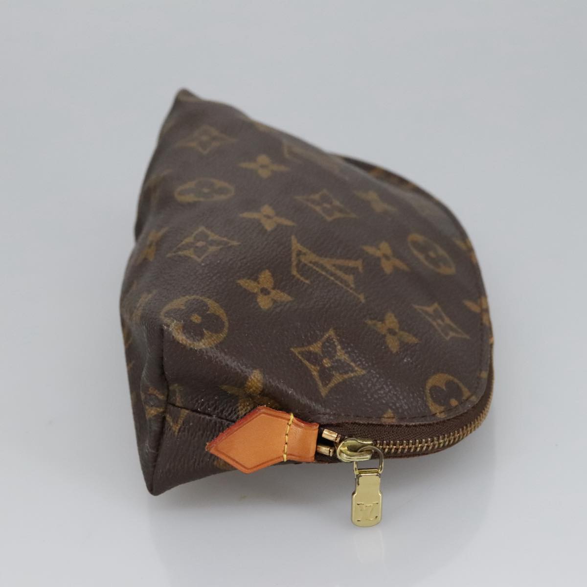 LOUIS VUITTON Monogram Pochette Cosmetic PM Cosmetic Pouch M47515 LV Auth 90457