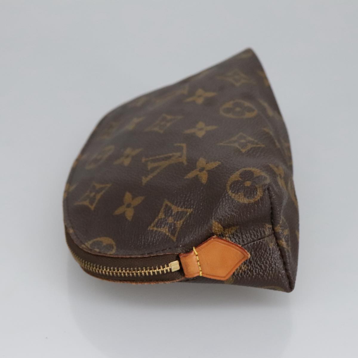 LOUIS VUITTON Monogram Pochette Cosmetic PM Cosmetic Pouch M47515 LV Auth 90457